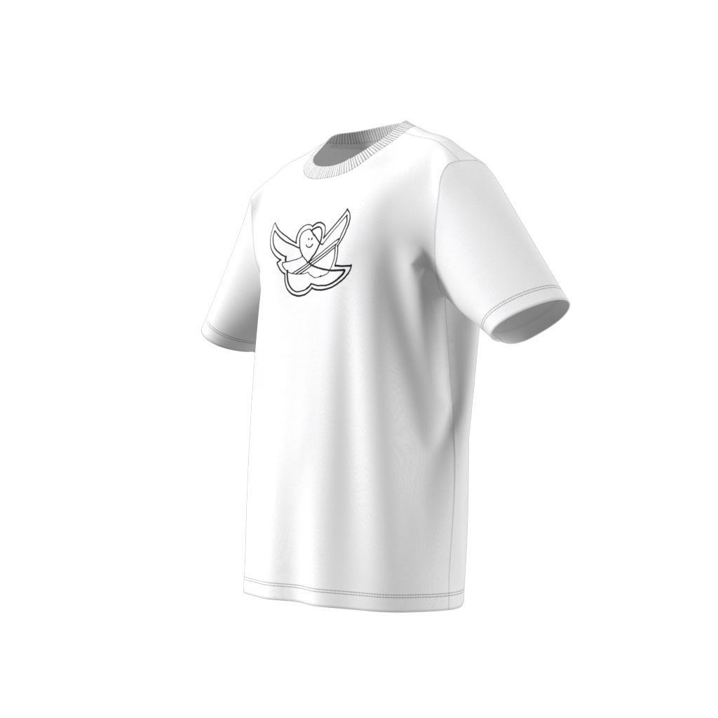 Unisex Kids Shmoofoil Graphic T-Shirt, White, A901_ONE, large image number 13