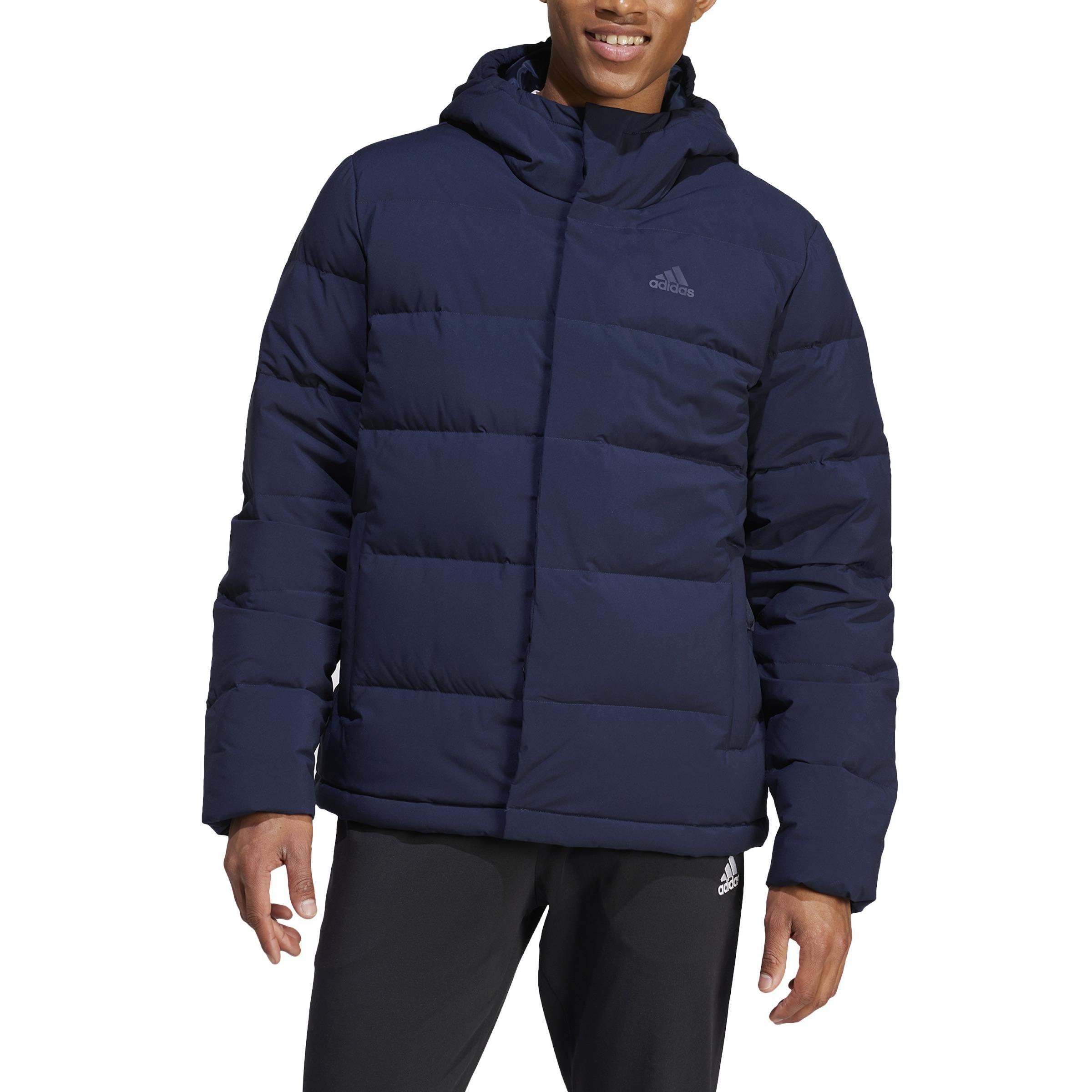 Helionic Hooded Down Jacket, Blue, , large image number 2