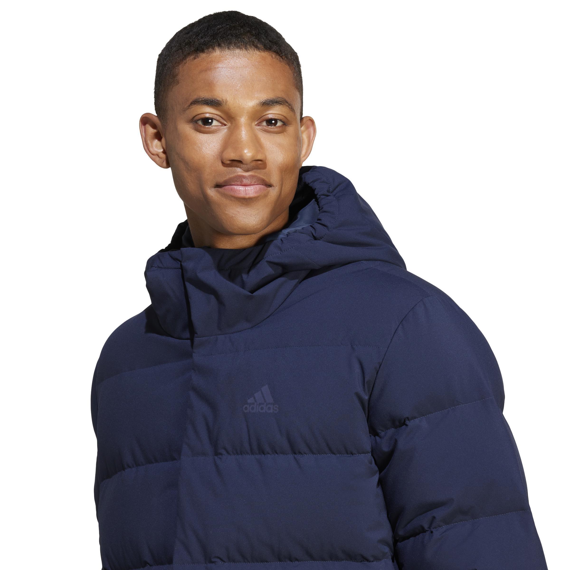 Helionic Hooded Down Jacket, Blue, , large image number 5