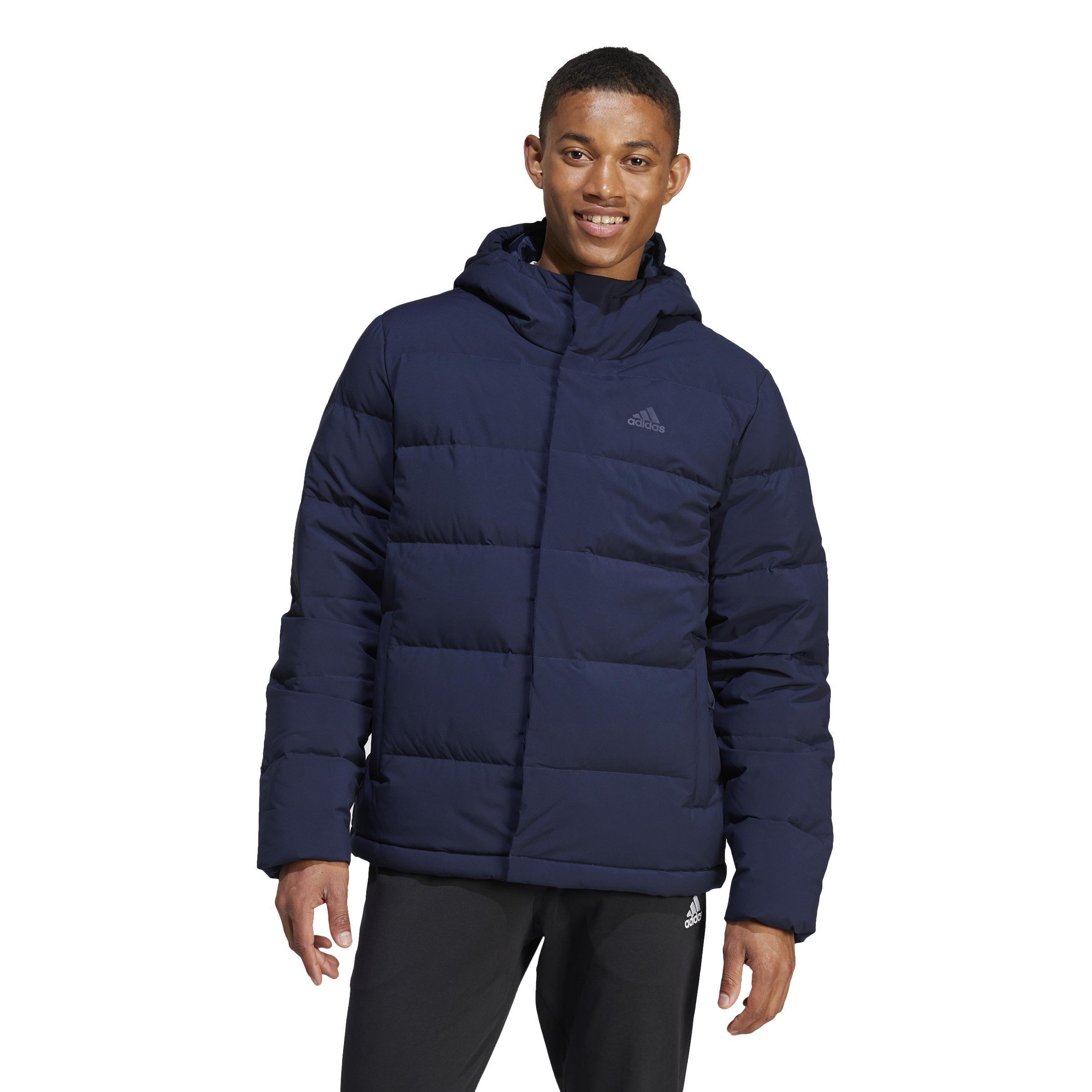 Helionic Hooded Down Jacket, Blue, , large image number 8