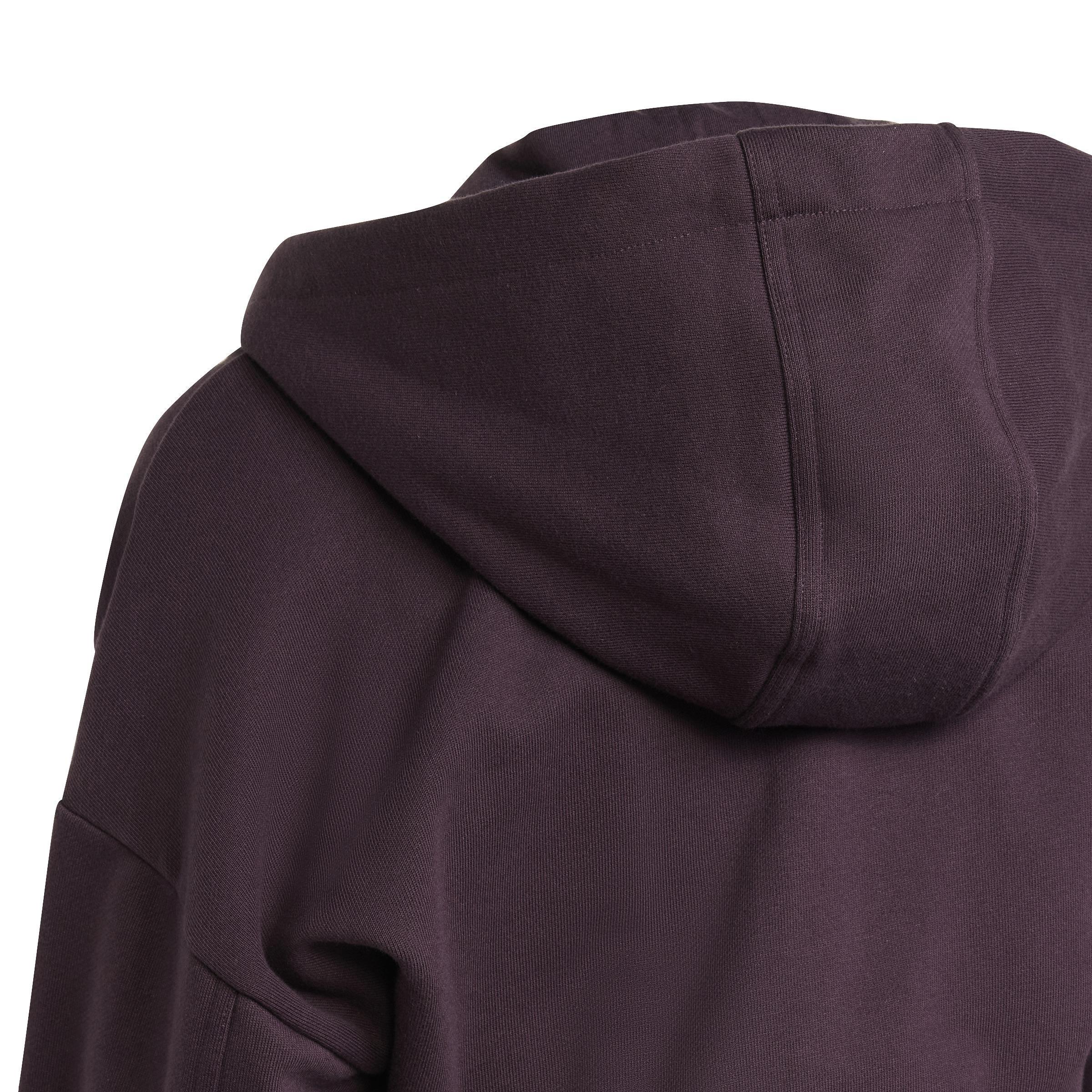 adidas by Stella McCartney Sportswear Cropped Hoodie, Red, A901_ONE, large image number 3