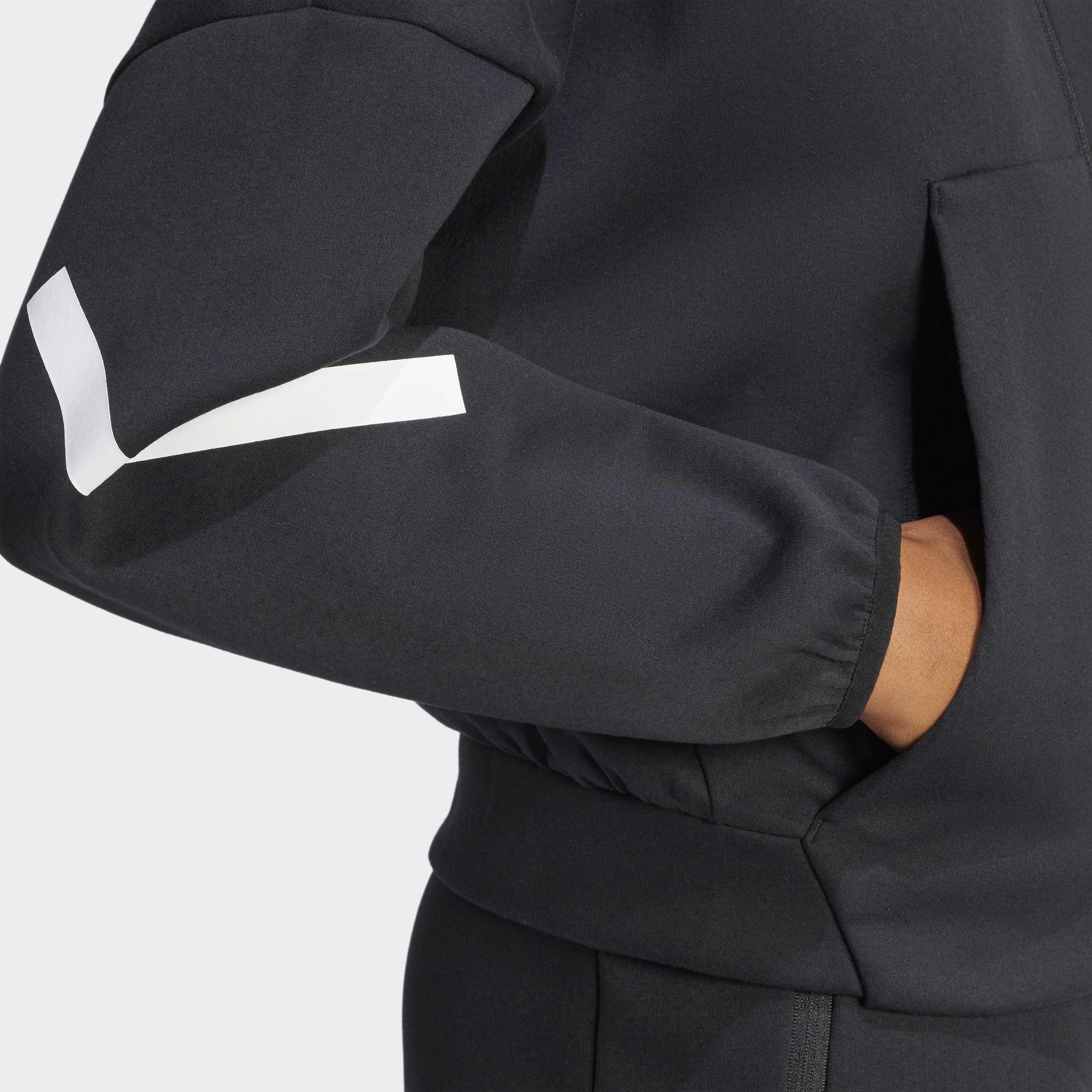 Adidas Z.N.E. Full-Zip Hoodie, Black, A901_ONE, large image number 3