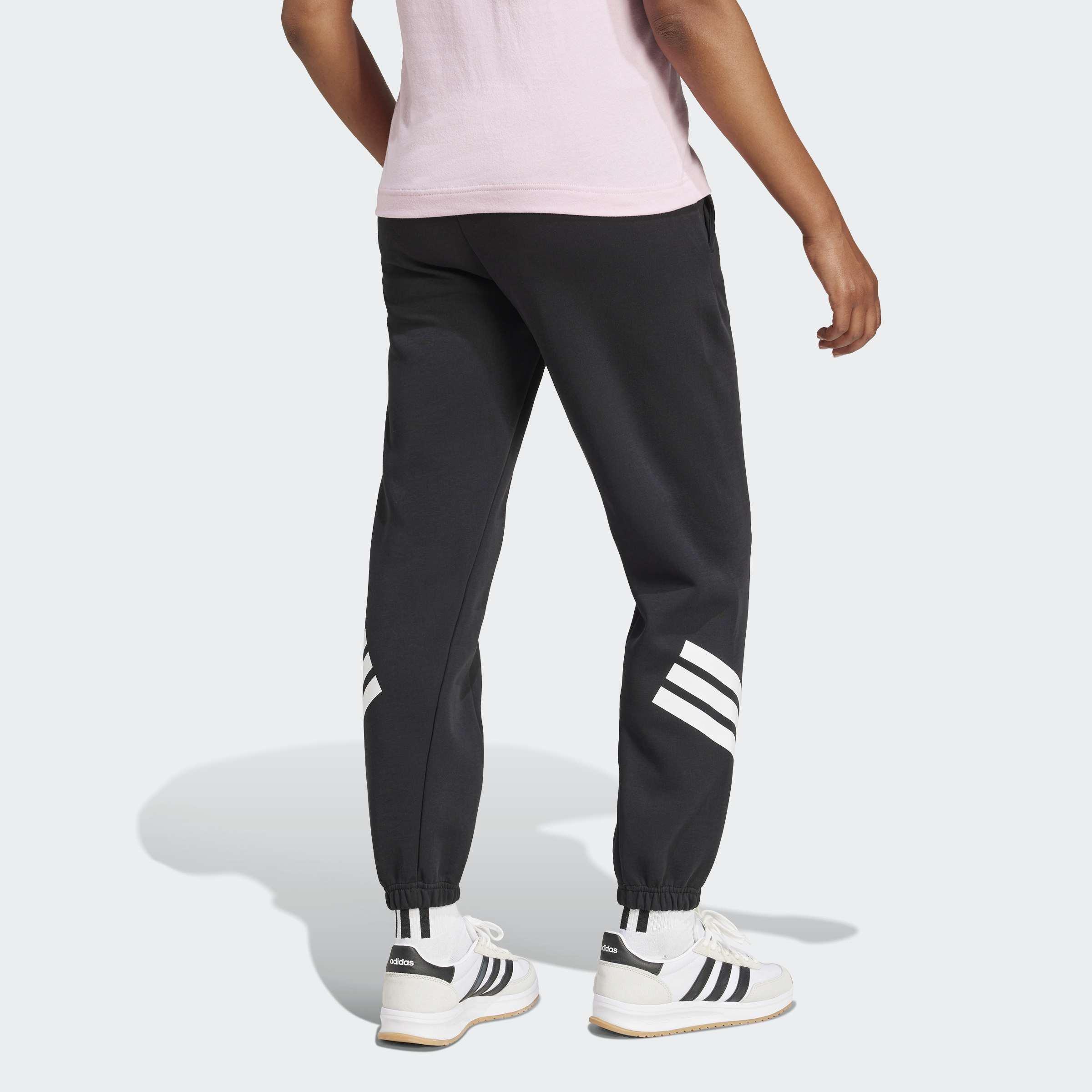 Future Icons 3-Stripes Tracksuit Bottoms, Black