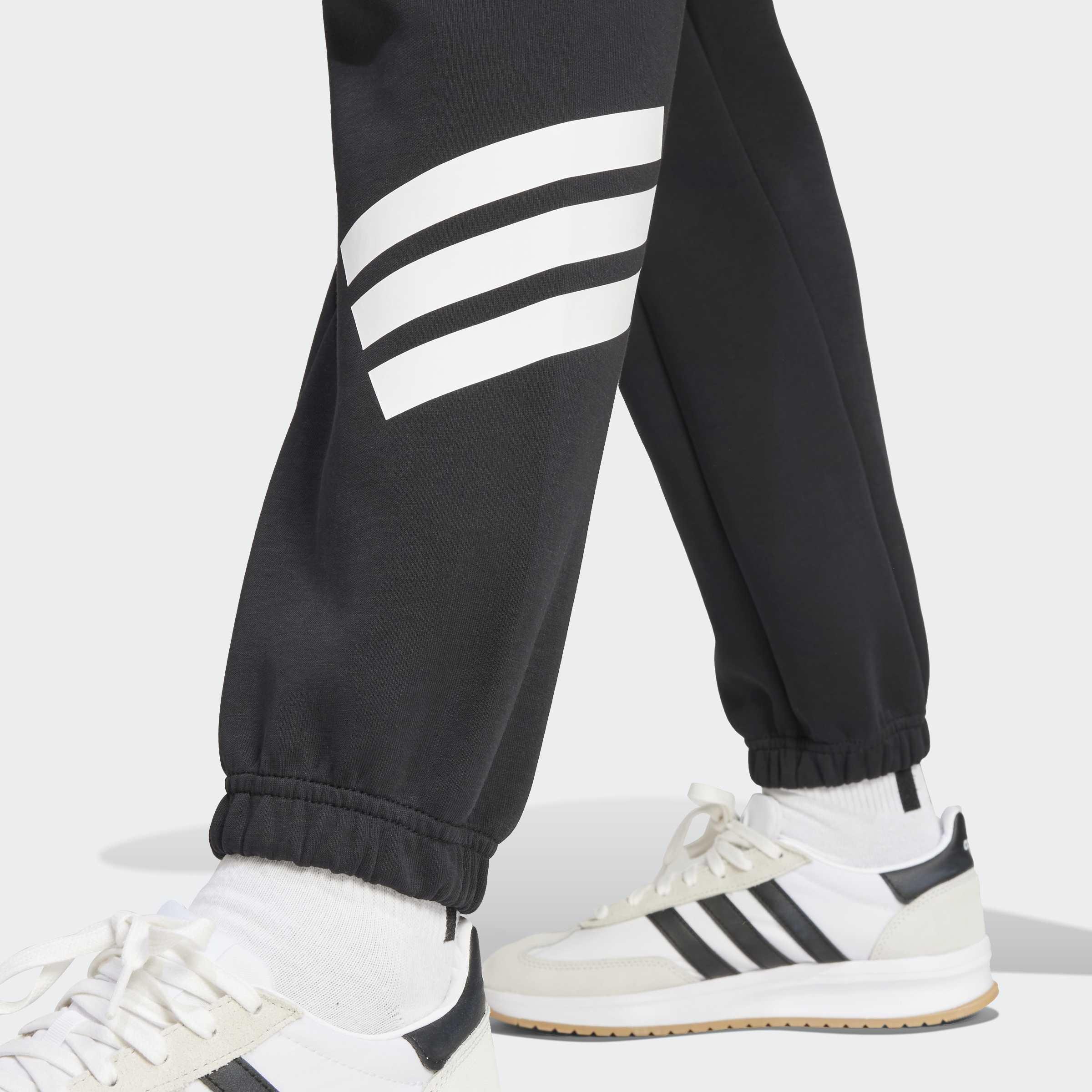 Future Icons 3-Stripes Tracksuit Bottoms, Black, A901_ONE, large image number 2