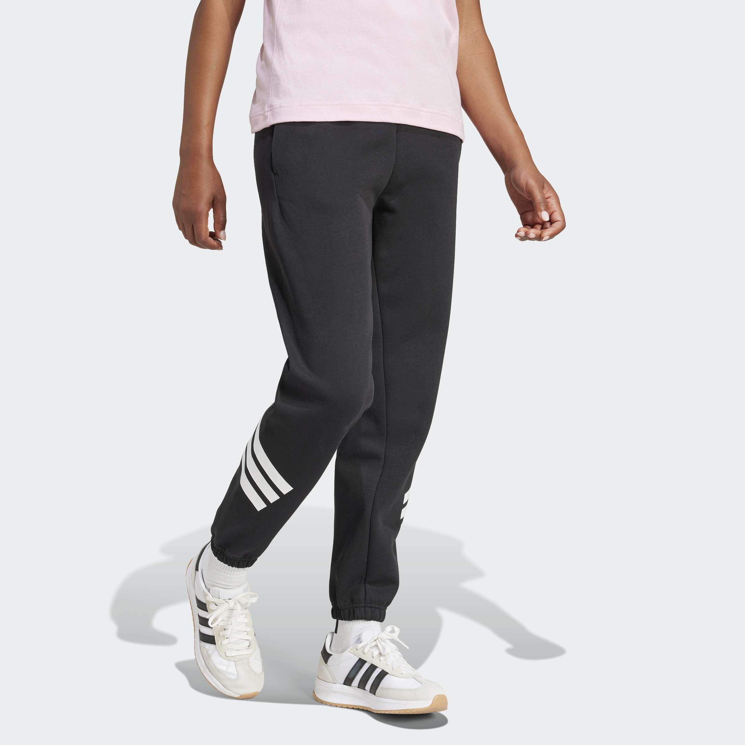 Future Icons 3-Stripes Tracksuit Bottoms, Black, A901_ONE, large image number 4