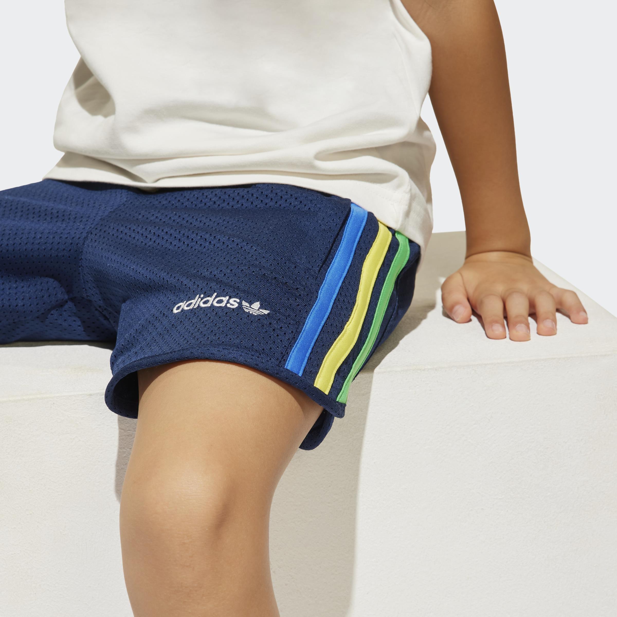Kids Unisex Shorts and Tee Set, White, A901_ONE, large image number 3