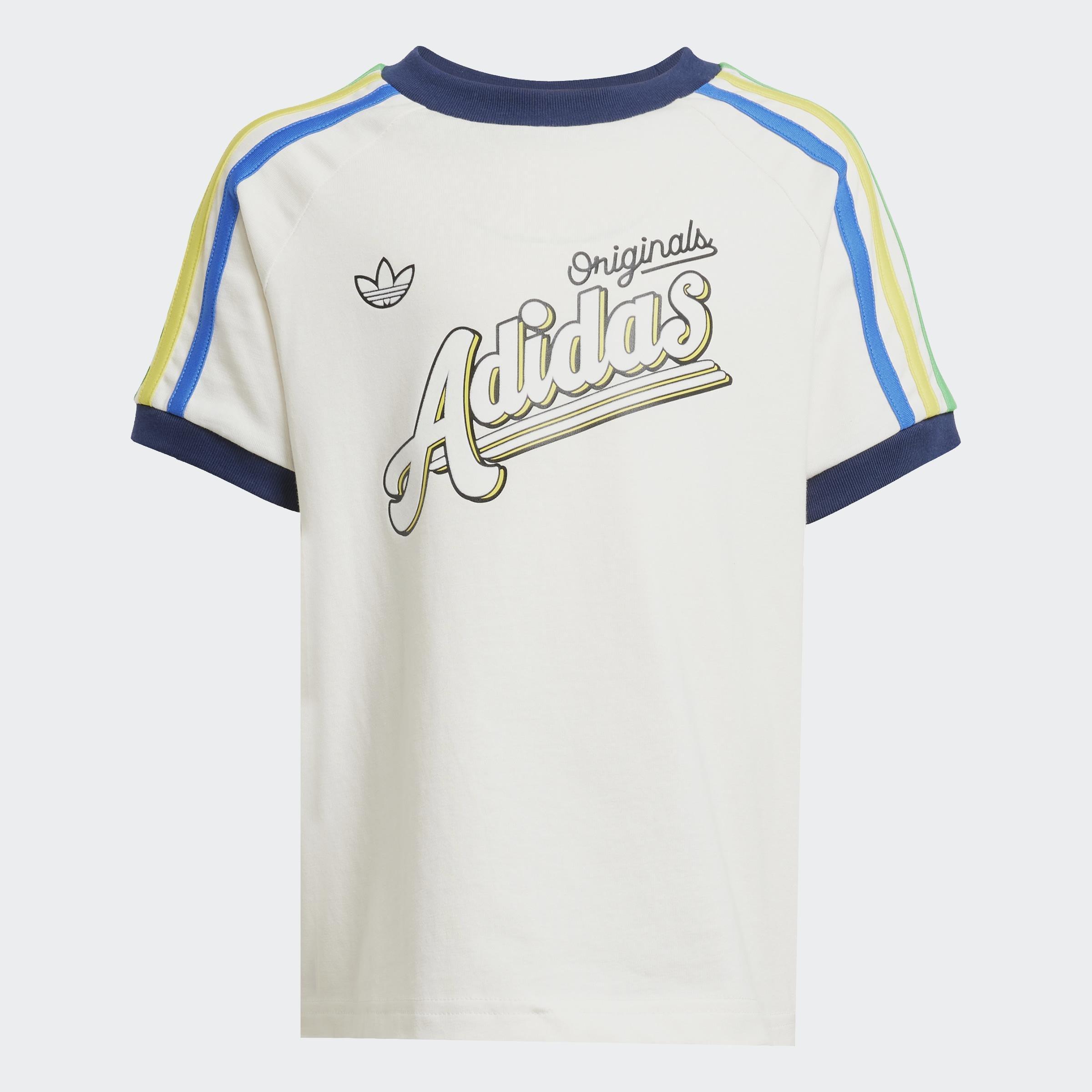 Kids Unisex Shorts and Tee Set, White, A901_ONE, large image number 5