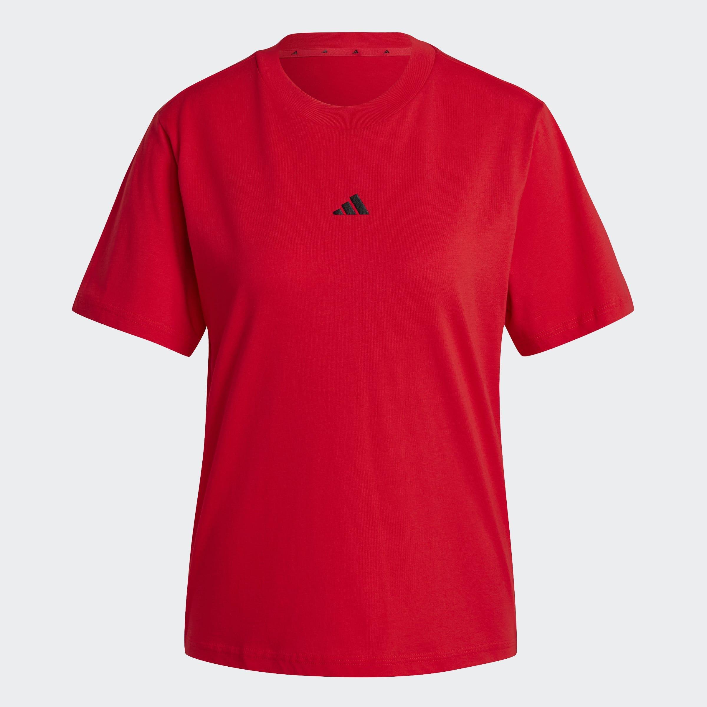 Essentials Small Logo Cotton T-Shirt, Red, A901_ONE, large image number 1