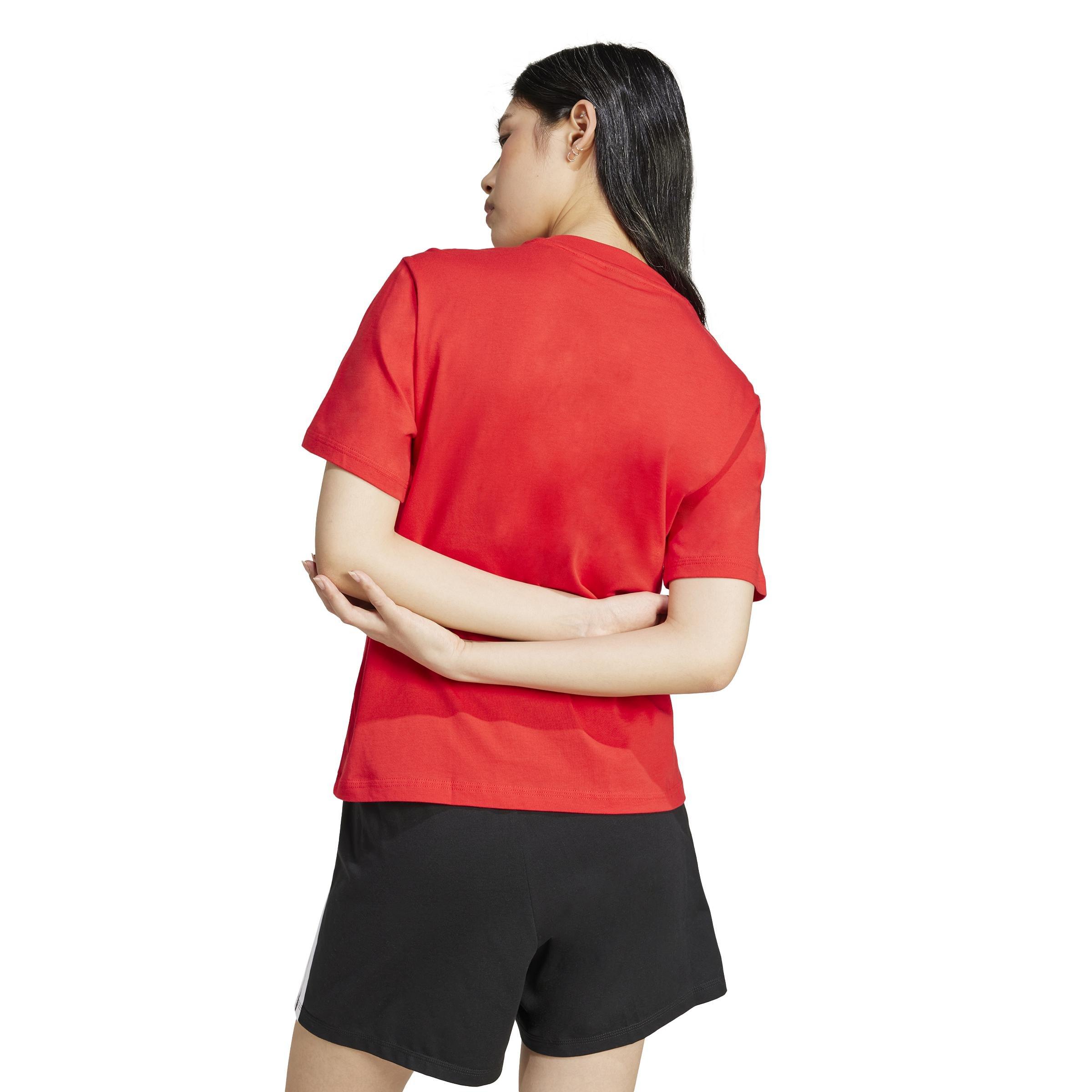 Essentials Small Logo Cotton T-Shirt, Red, A901_ONE, large image number 2