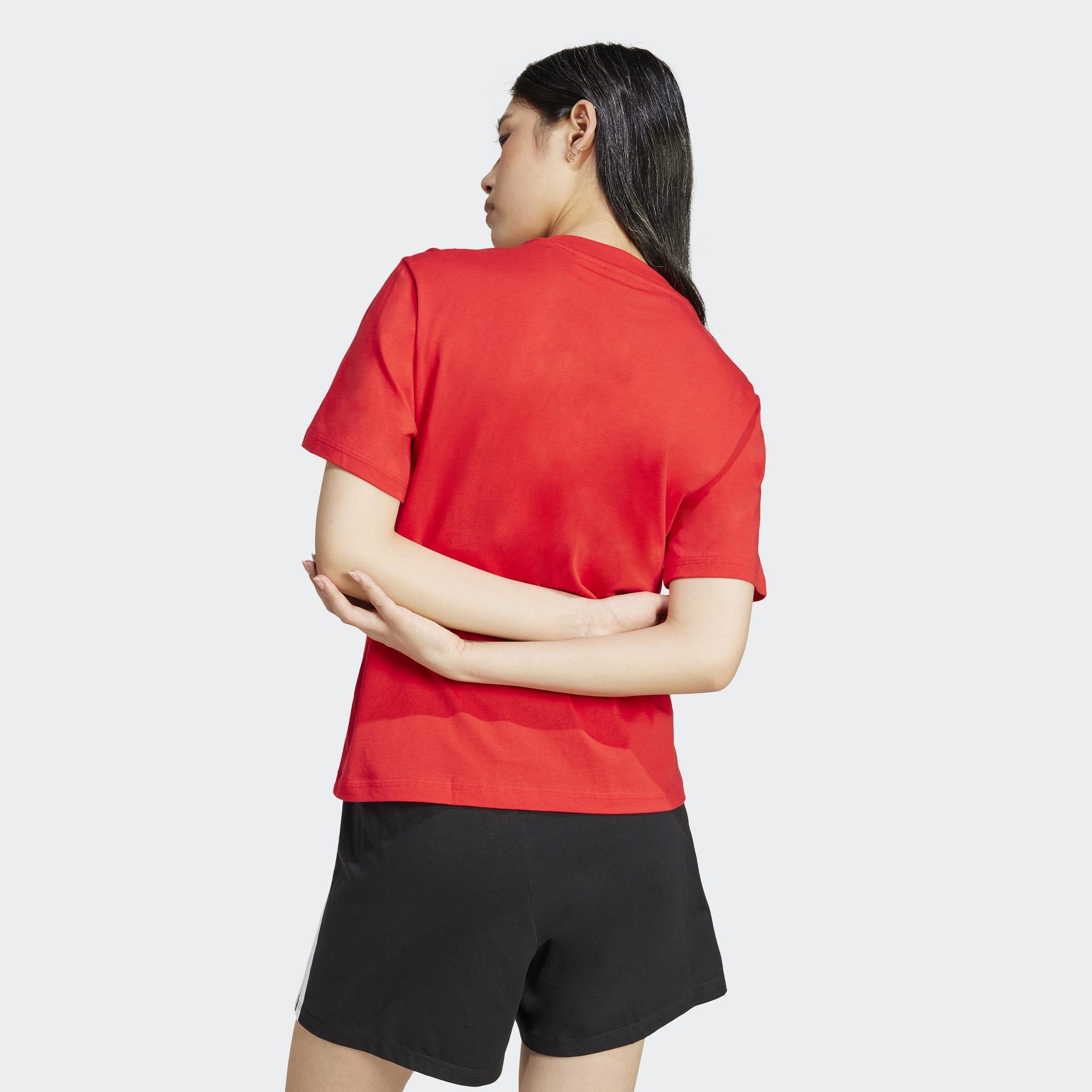 Essentials Small Logo Cotton T-Shirt, Red, A901_ONE, large image number 3
