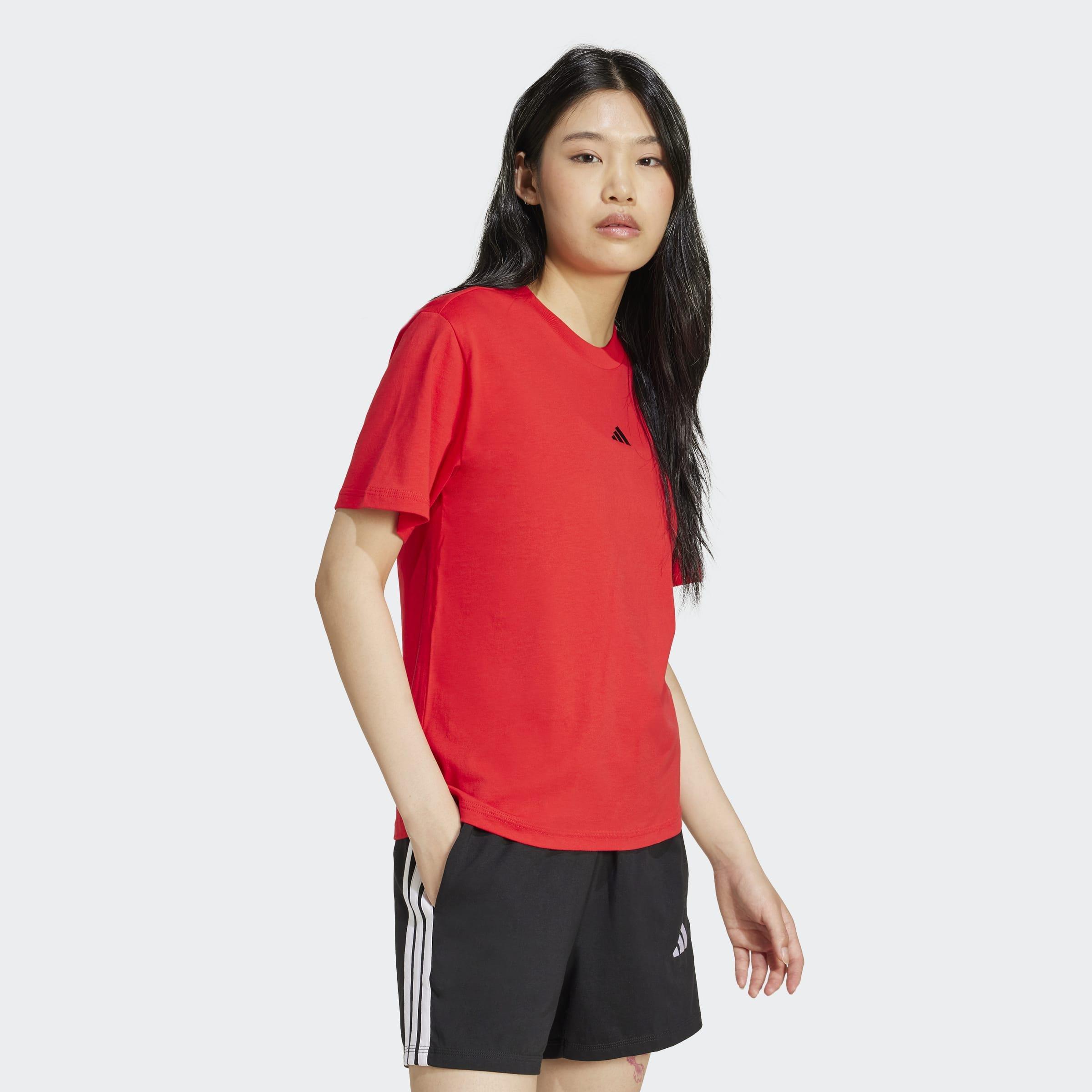 Essentials Small Logo Cotton T-Shirt, Red, A901_ONE, large image number 12