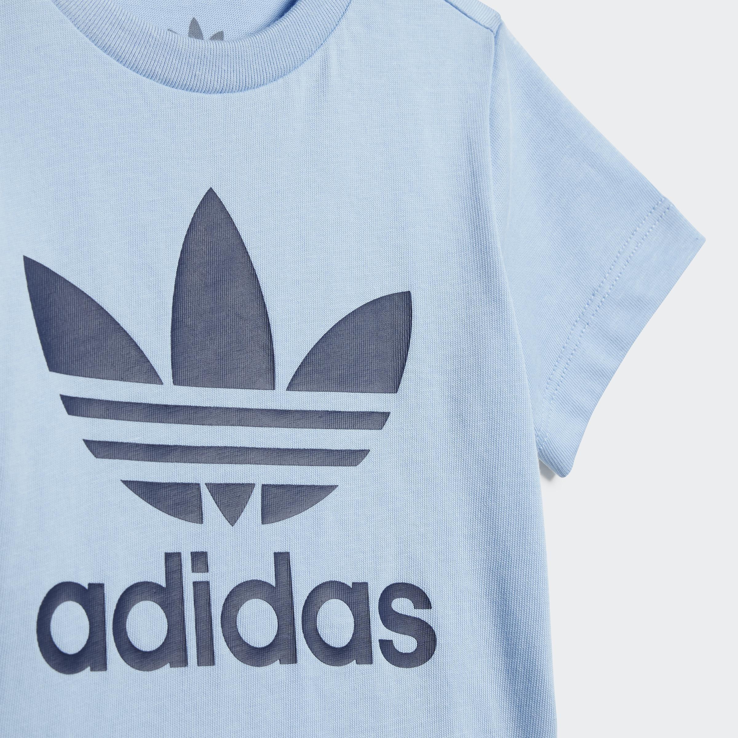 Unisex Shorts Tee Set, Blue, A901_ONE, large image number 1