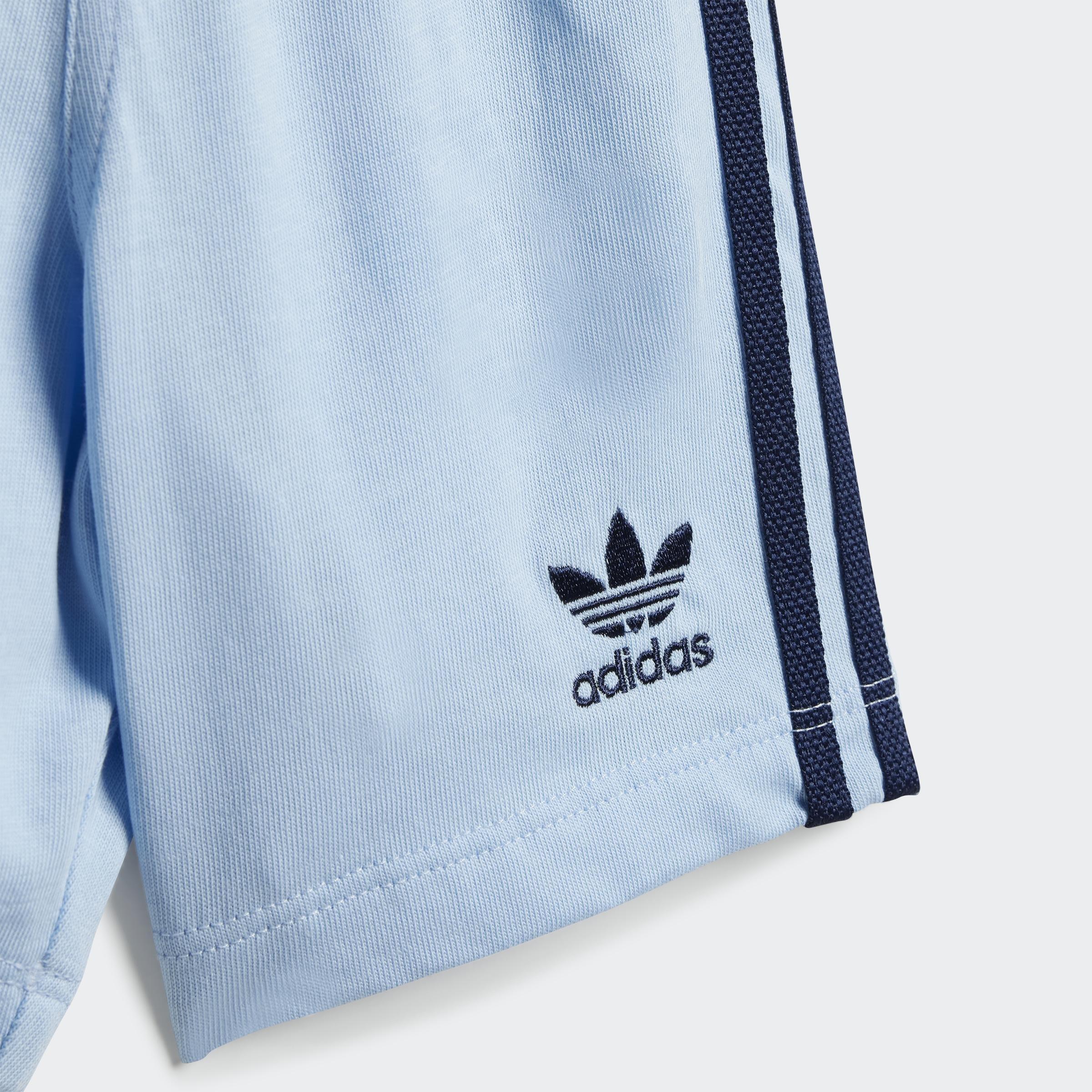 Unisex Shorts Tee Set, Blue, A901_ONE, large image number 3