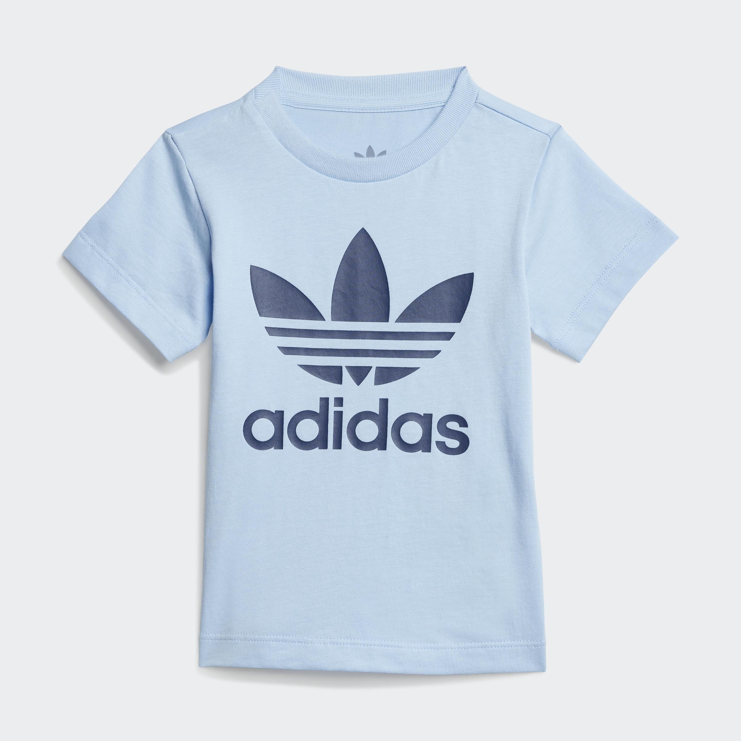 Unisex Shorts Tee Set, Blue, A901_ONE, large image number 4