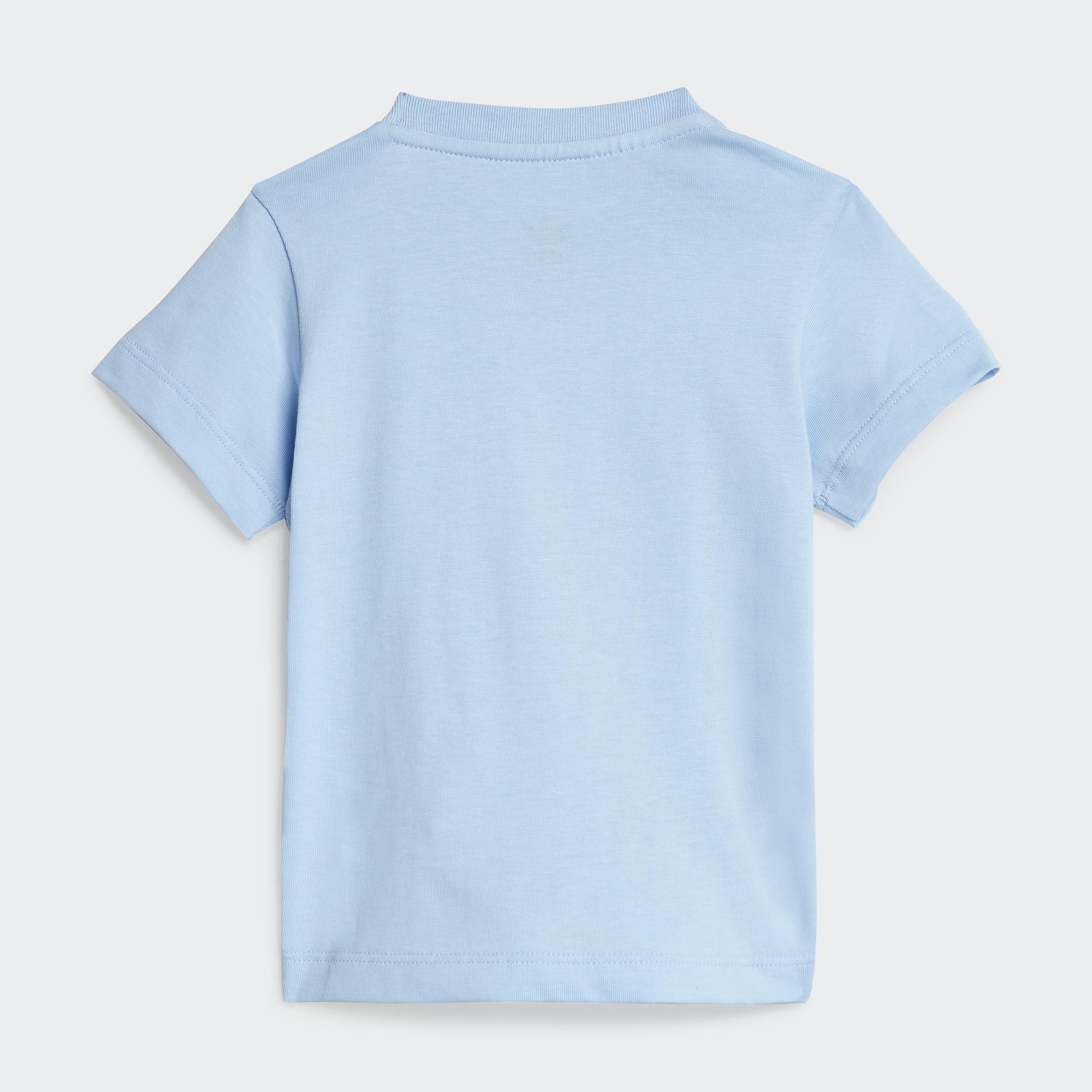 Unisex Shorts Tee Set, Blue, A901_ONE, large image number 5