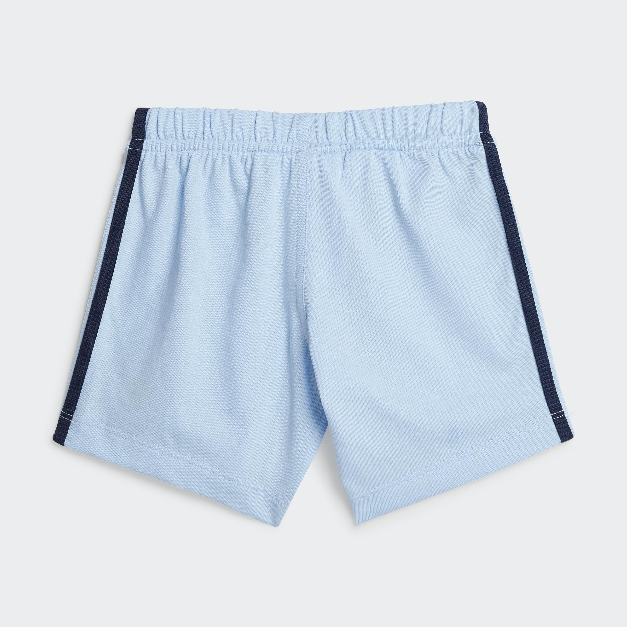 Unisex Shorts Tee Set, Blue, A901_ONE, large image number 7