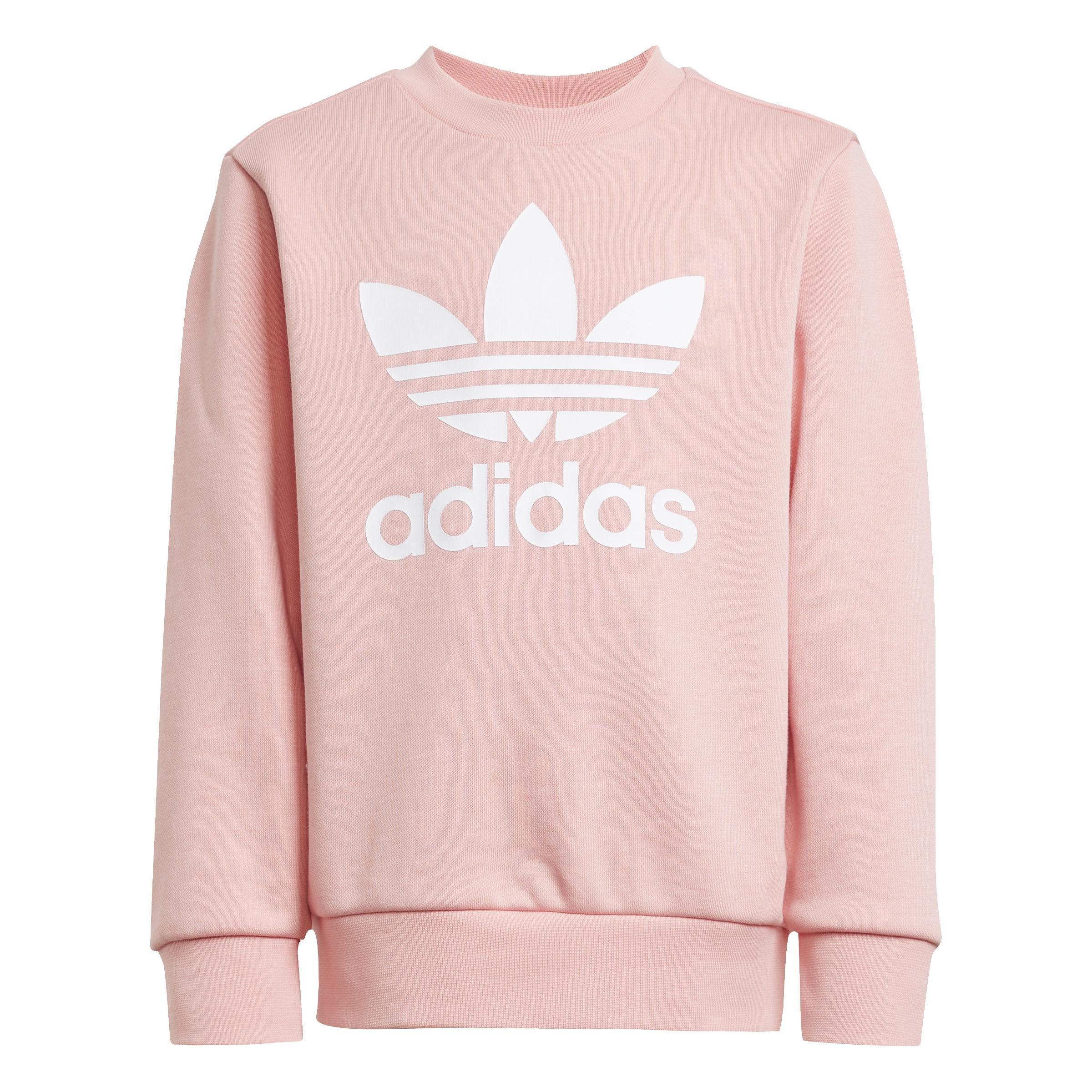 Kids Unisex Adicolor Crew Set, Pink, A901_ONE, large image number 7
