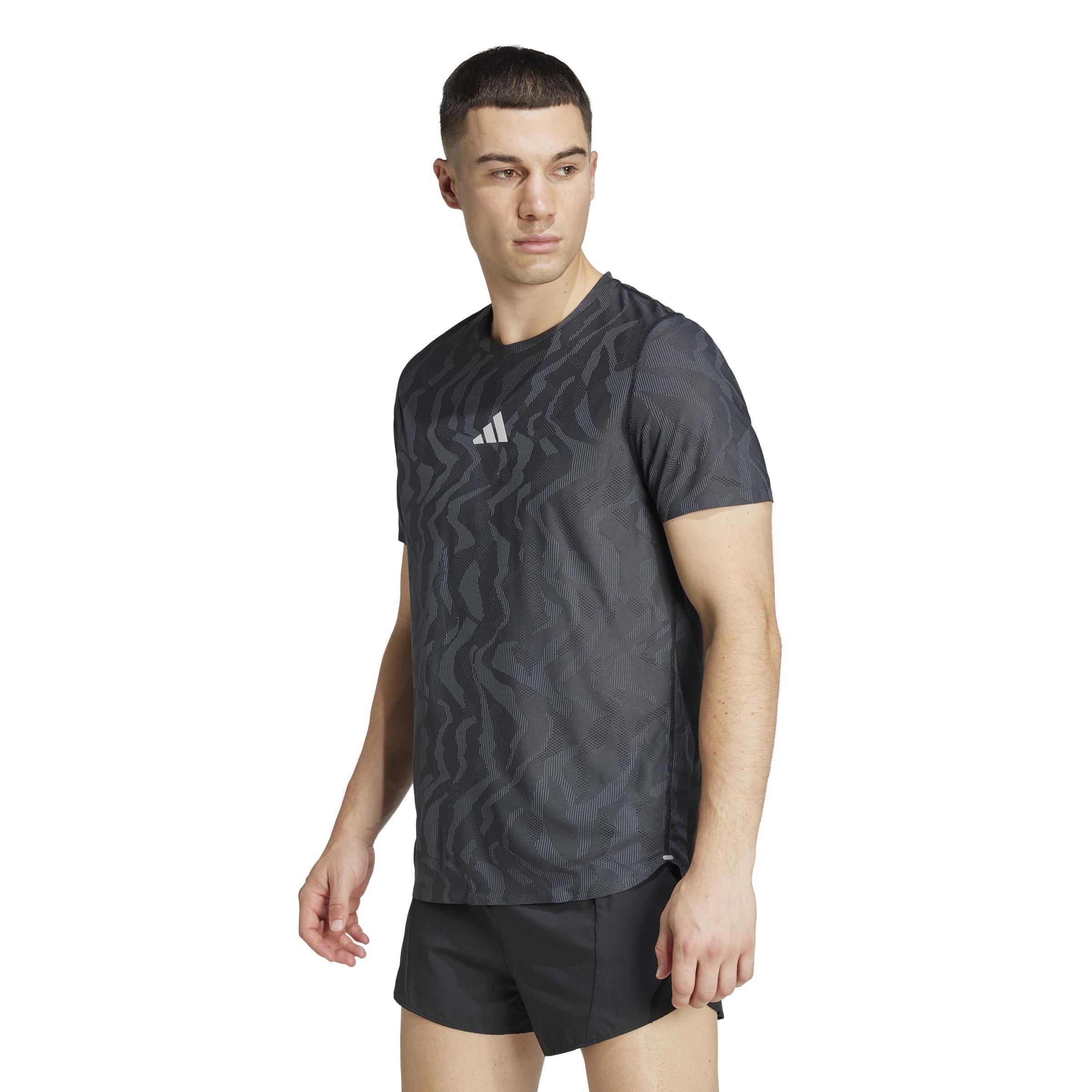Ultimate Running Engineered CLIMACOOL+ Tee, Black, A901_ONE, large image number 9