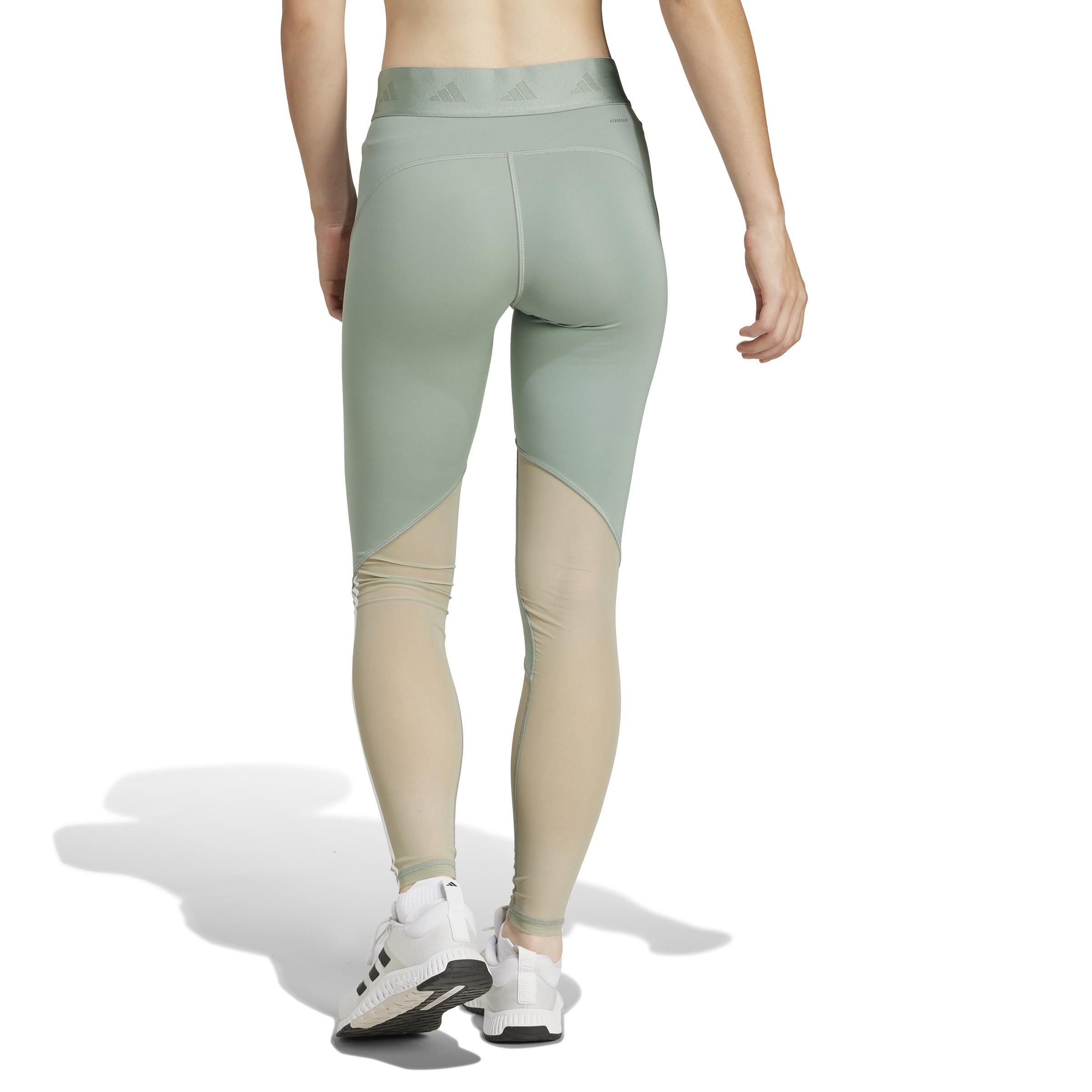 Hyperglam Full-Length Leggings, Green, A901_ONE, large image number 2
