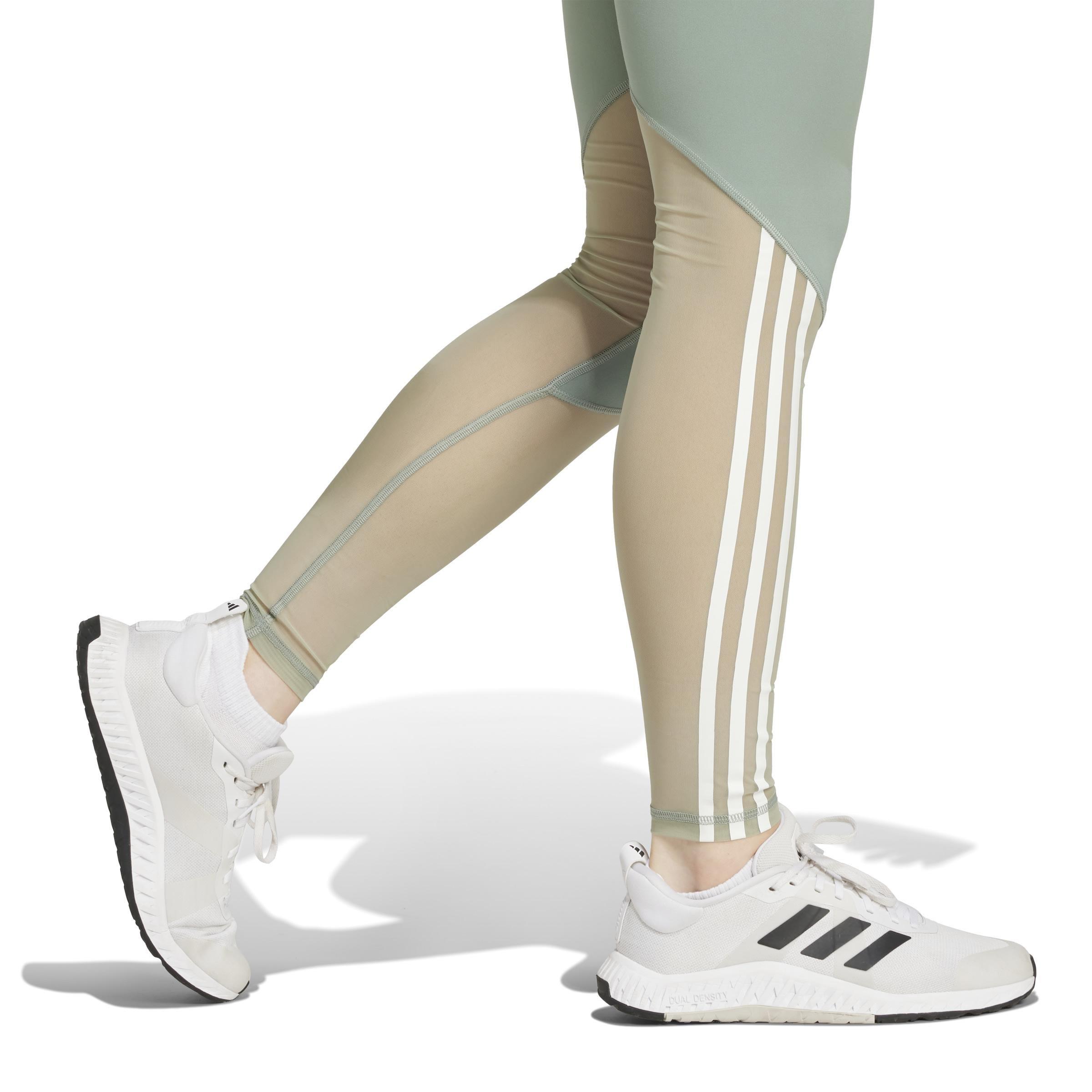 Hyperglam Full-Length Leggings, Green, A901_ONE, large image number 4