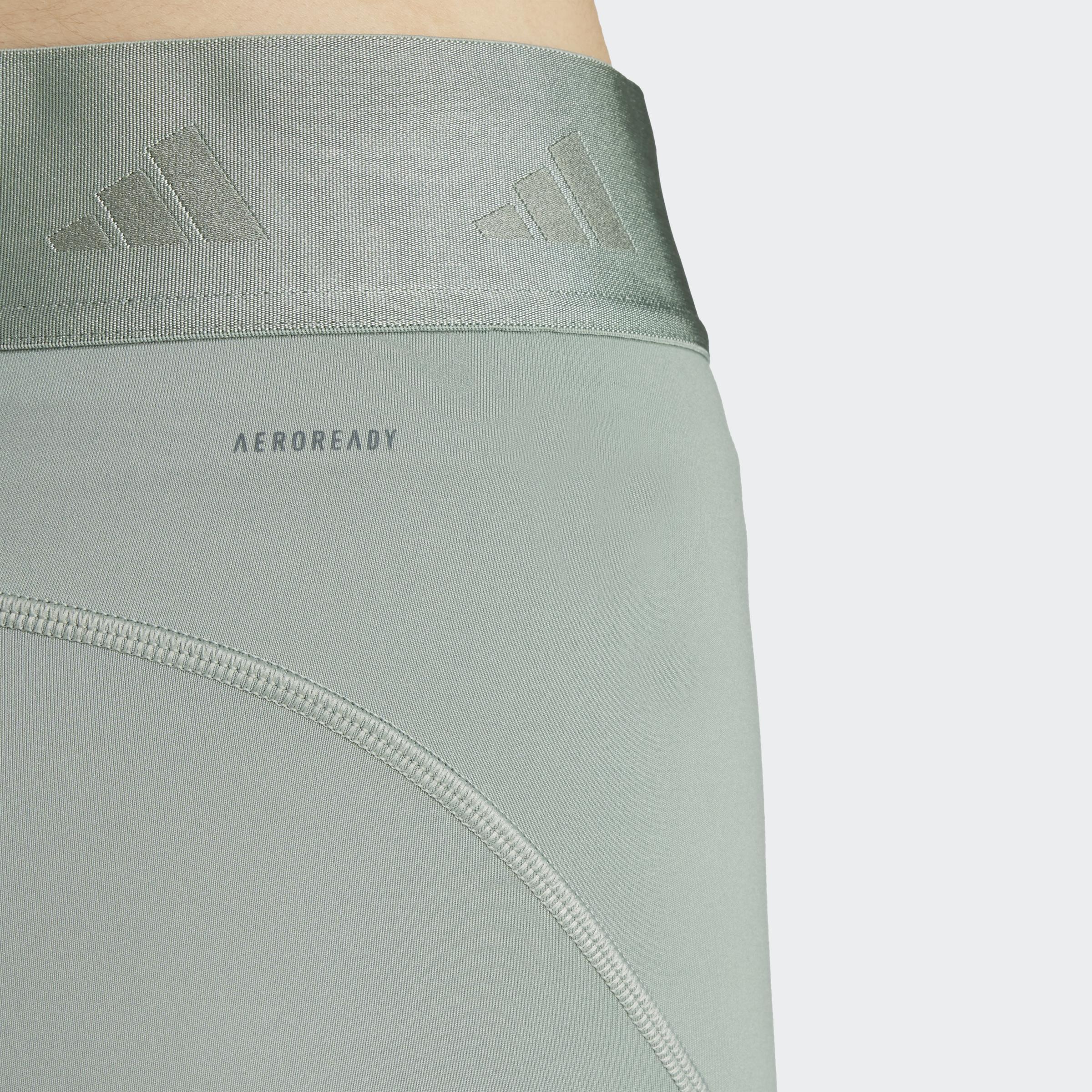 Hyperglam Full-Length Leggings, Green, A901_ONE, large image number 7