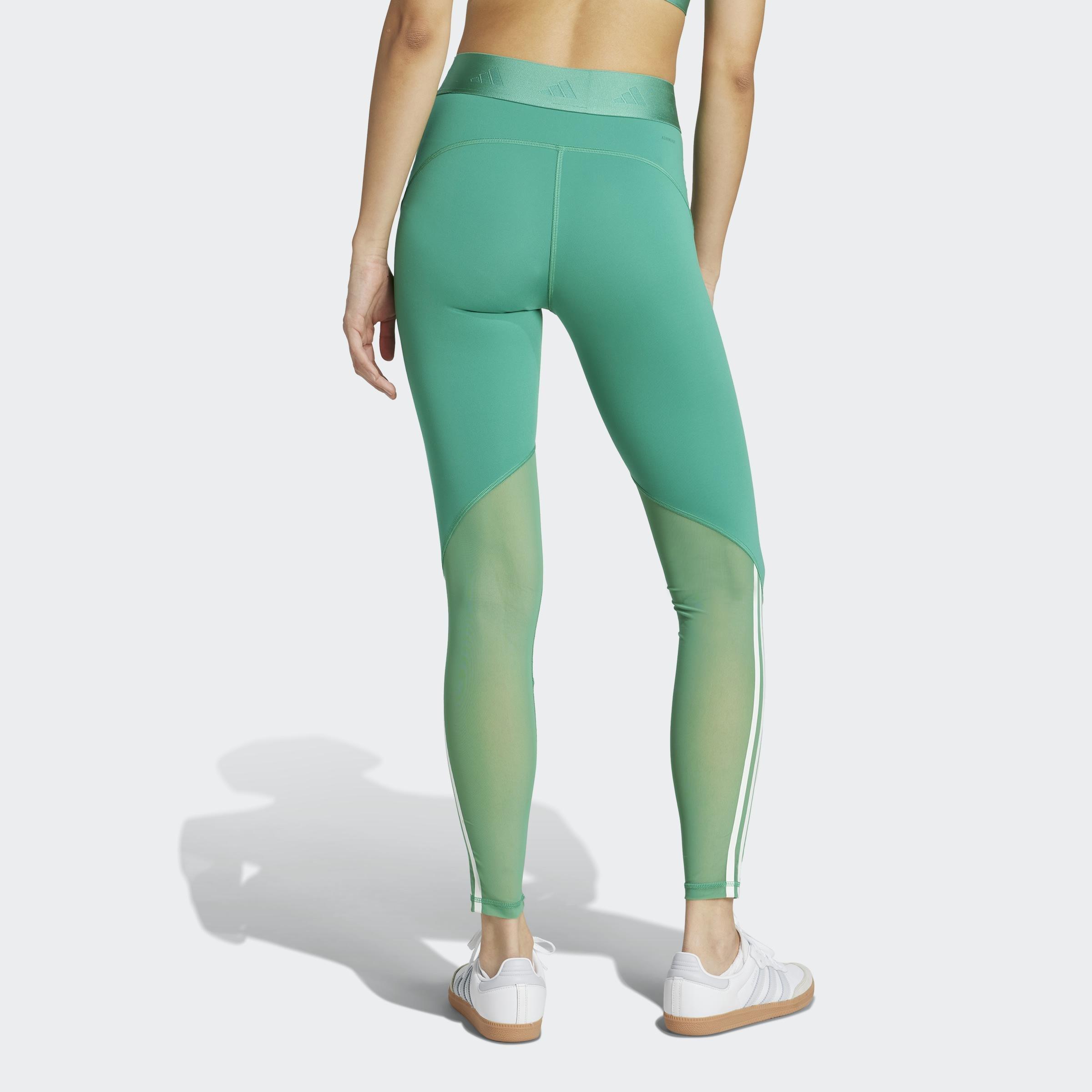 Hyperglam Full-Length Leggings, Green, A901_ONE, large image number 3