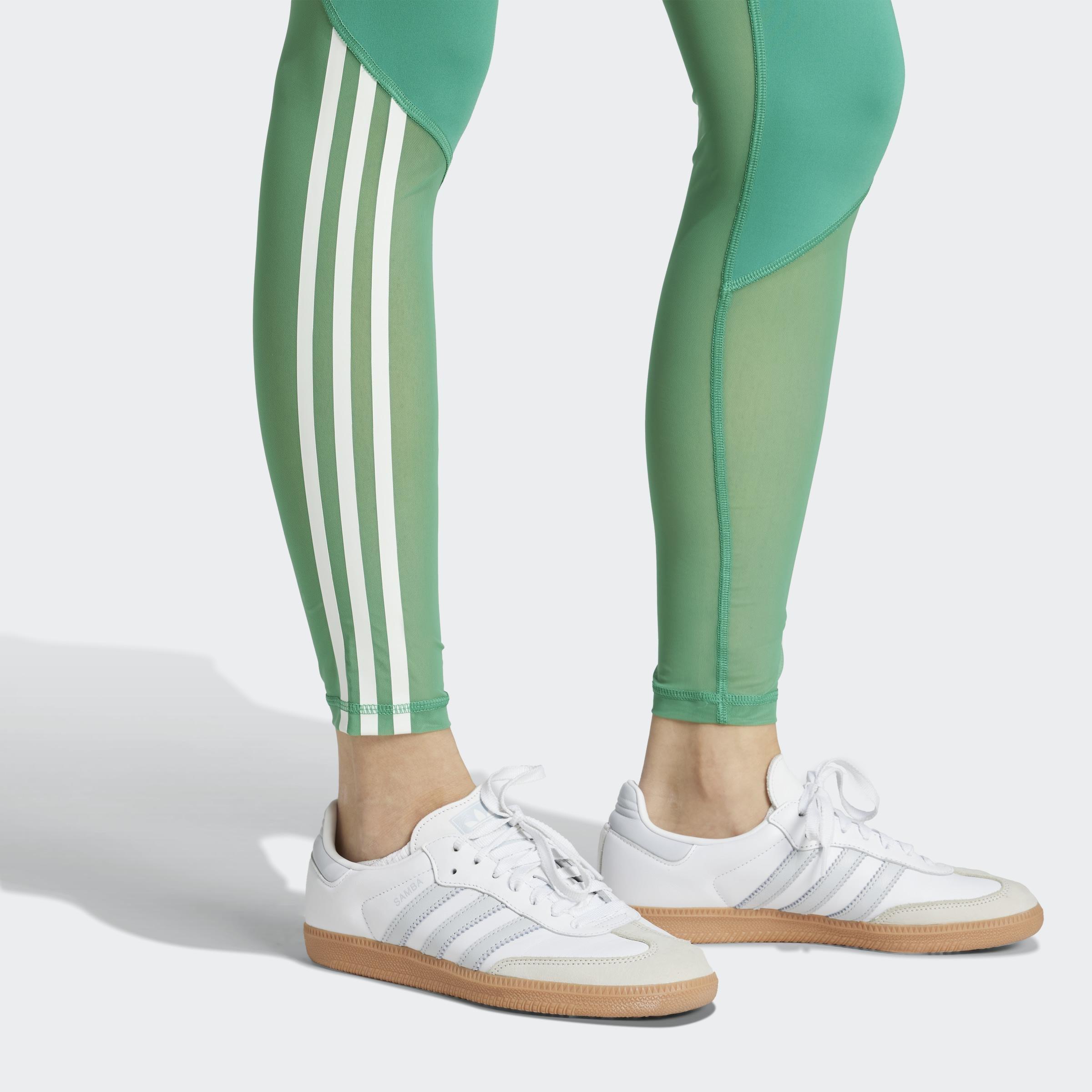 Hyperglam Full-Length Leggings, Green, A901_ONE, large image number 7