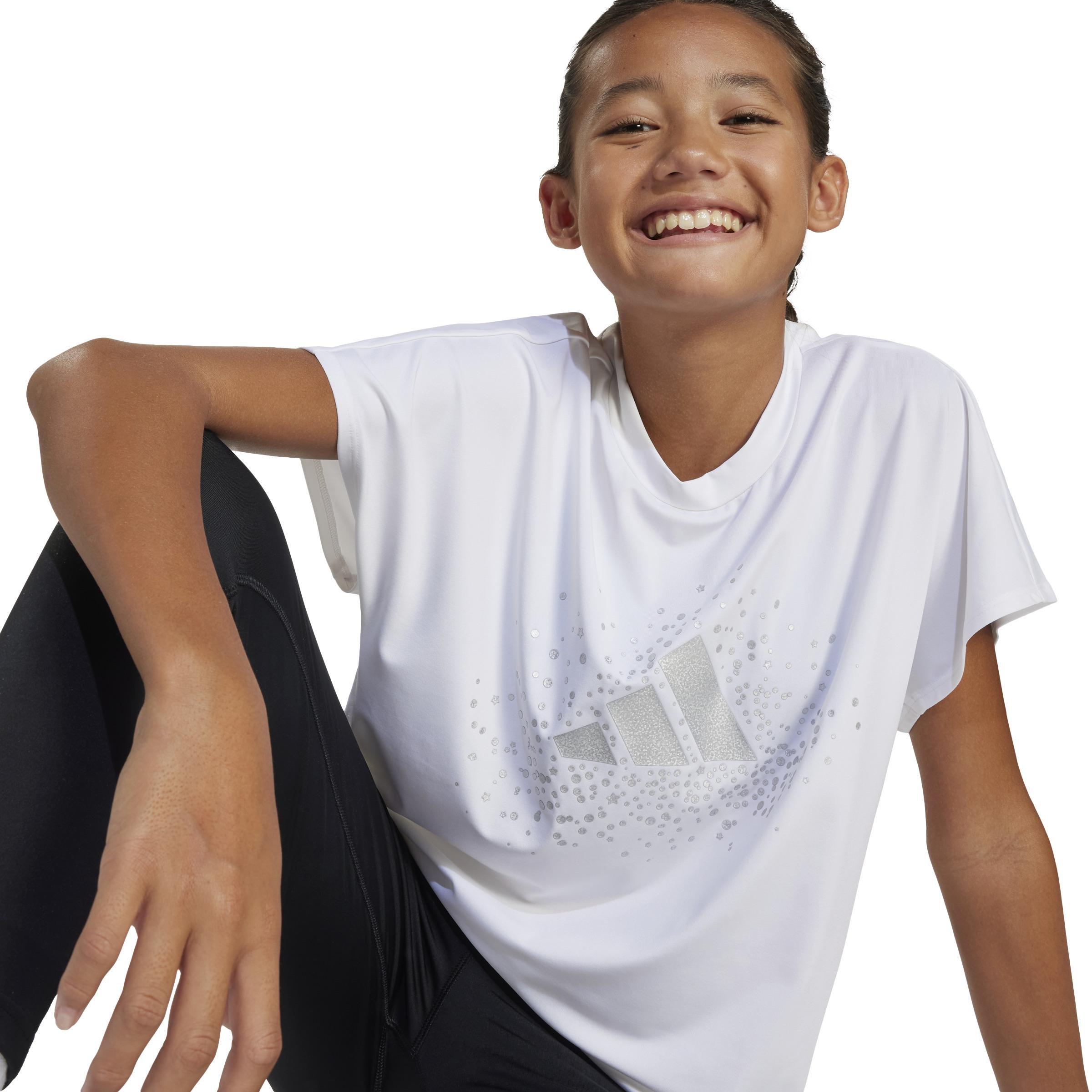 Kids Winter T-Shirt, White, A901_ONE, large image number 4