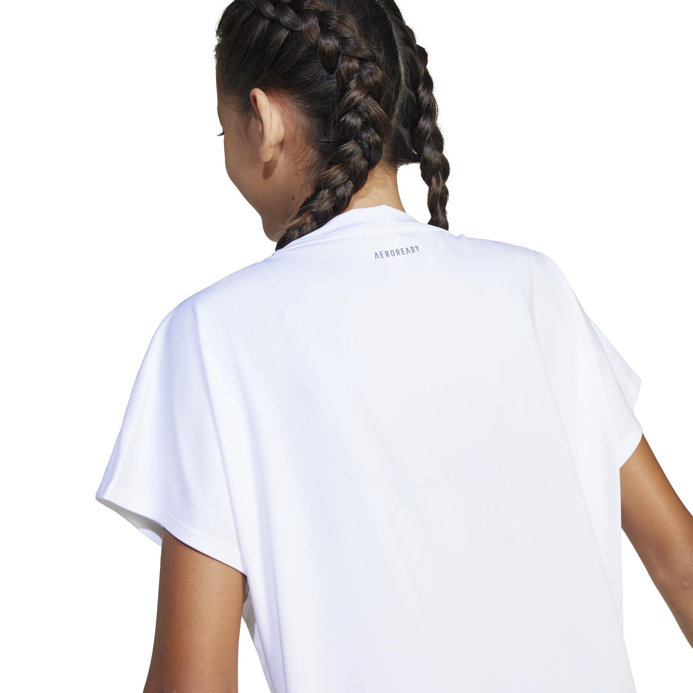 Kids Winter T-Shirt, White, A901_ONE, large image number 5