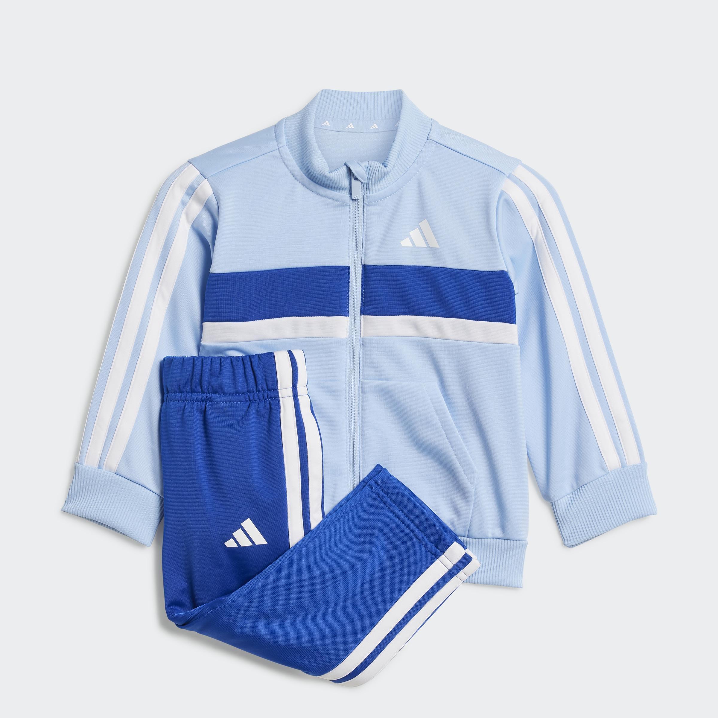 Kids Unisex Seasonal Essentials Tiberio 3-Stripes Tricot Track Suit, Blue, A901_ONE, large image number 2