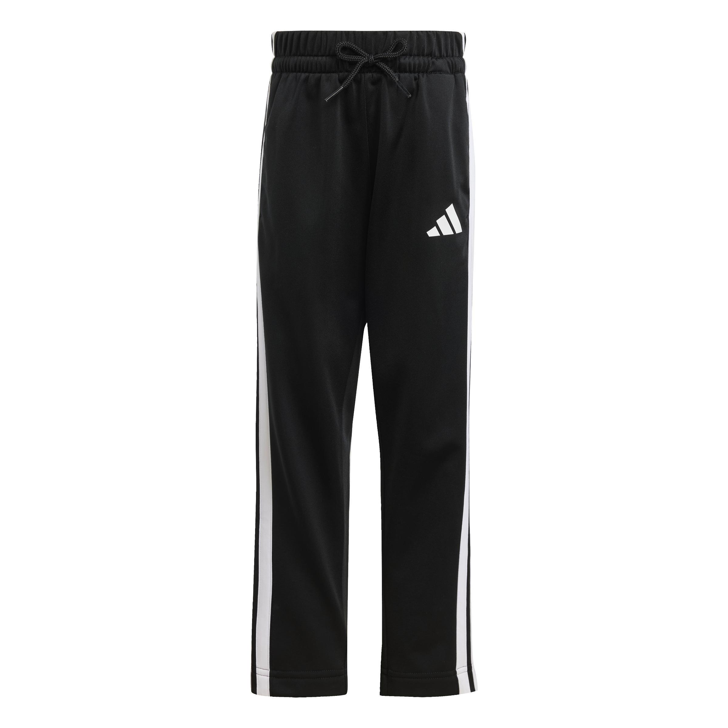 Kids Unisex Seasonal Essentials Tiberio 3-Stripes Tricot Track Suit, Black, A901_ONE, large image number 10