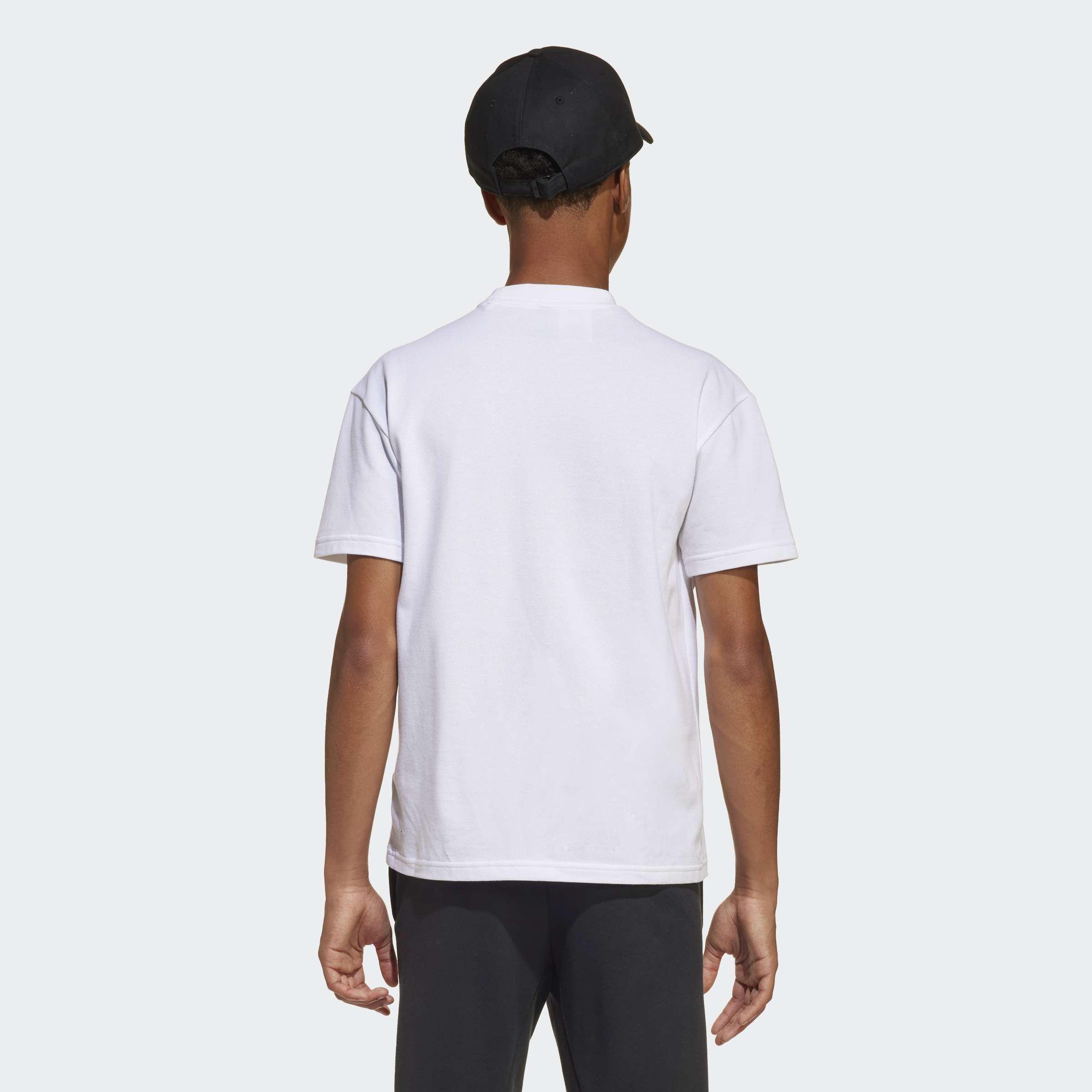 Kids Unisex Future Icons Logo T-Shirt, White, A901_ONE, large image number 5