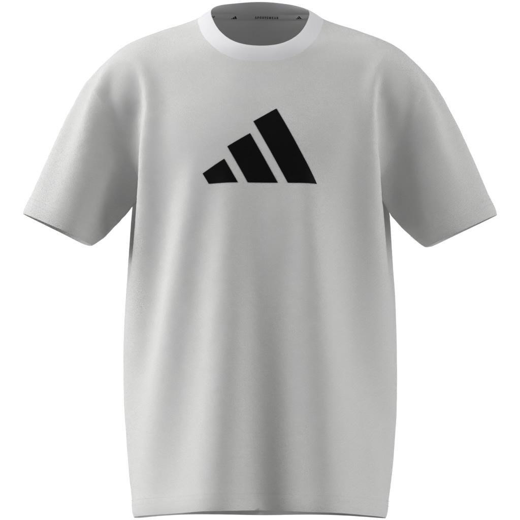 Kids Unisex Future Icons Logo T-Shirt, White, A901_ONE, large image number 14