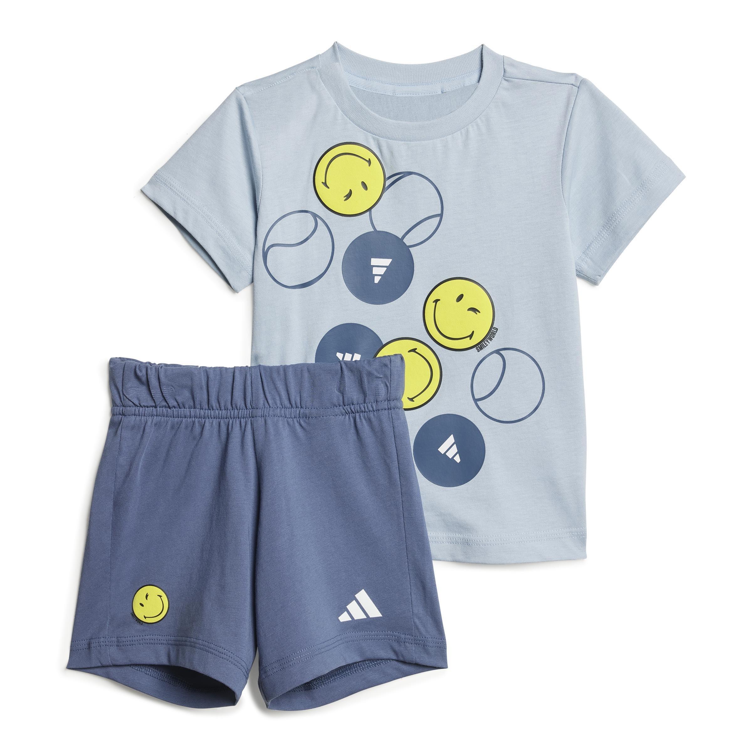 Kids Unisex Adidas X Smileyworld Summerset, Blue, A901_ONE, large image number 1