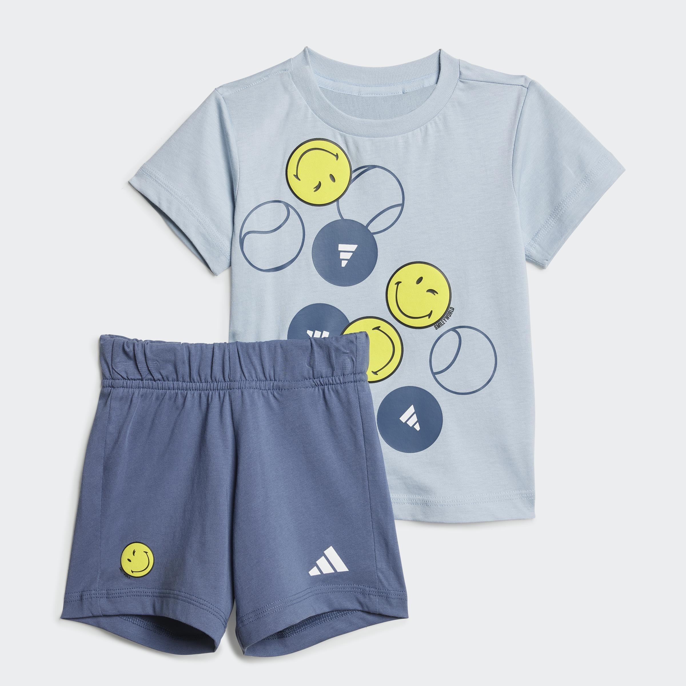 Kids Unisex Adidas X Smileyworld Summerset, Blue, A901_ONE, large image number 2