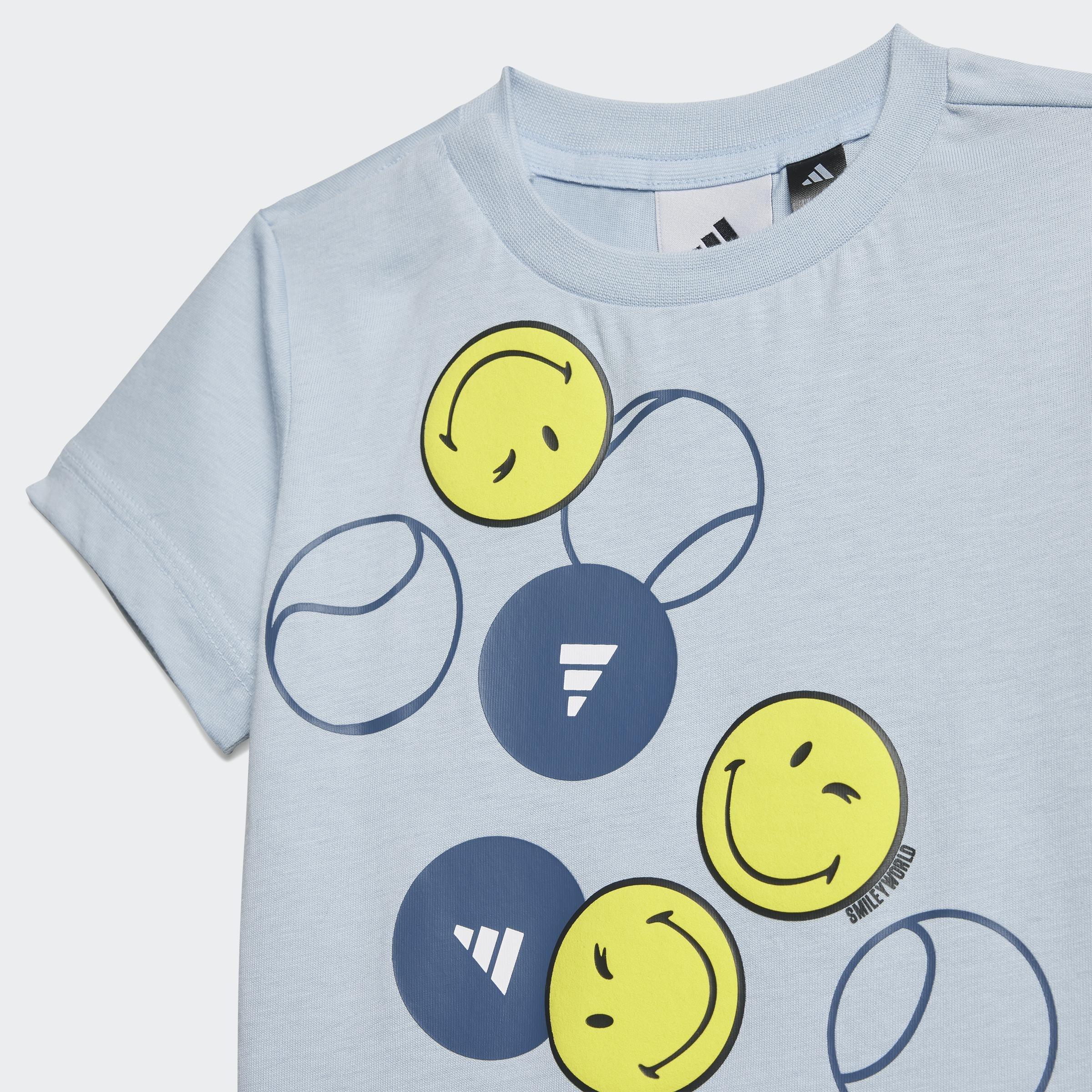 Kids Unisex Adidas X Smileyworld Summerset, Blue, A901_ONE, large image number 12