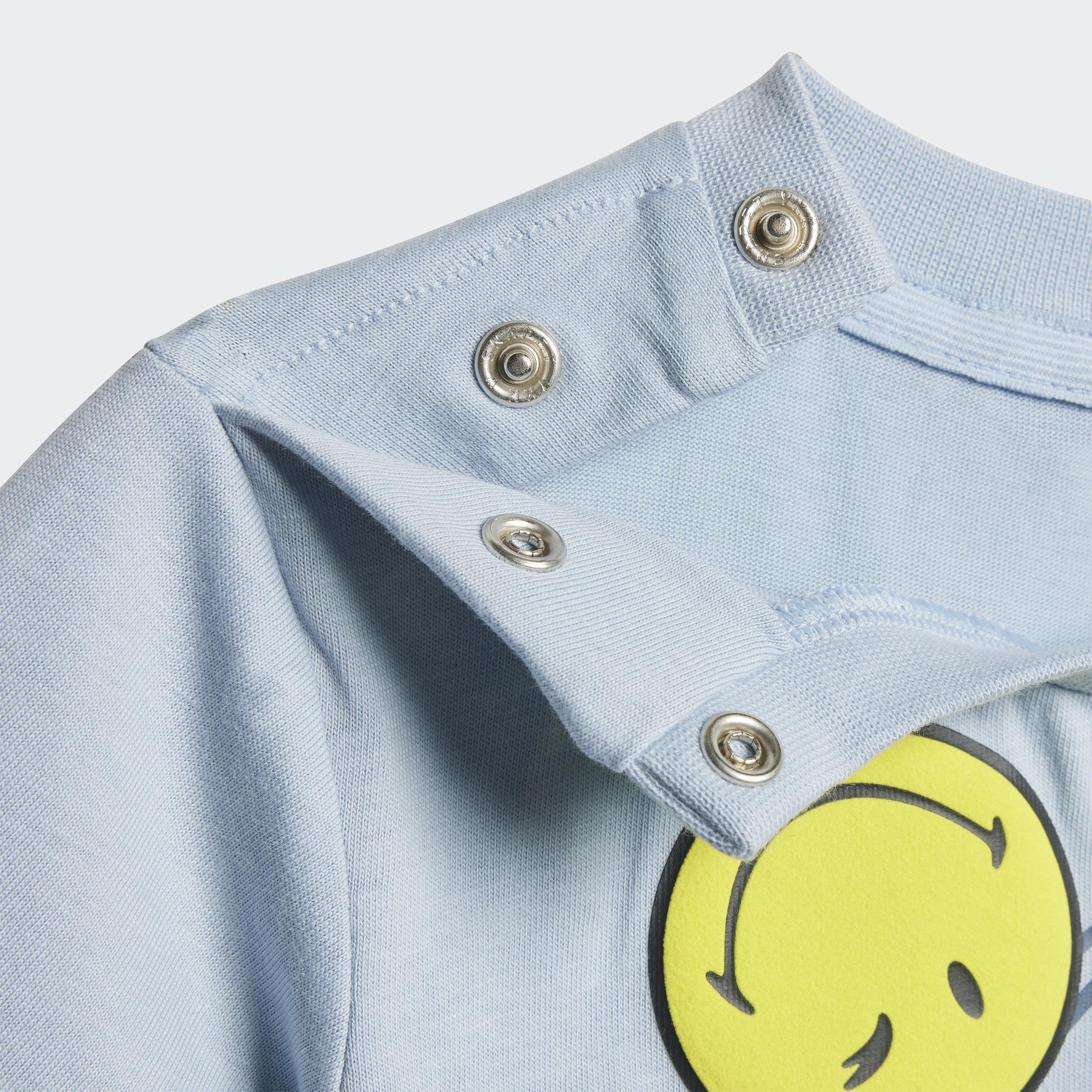 Kids Unisex Adidas X Smileyworld Summerset, Blue, A901_ONE, large image number 13