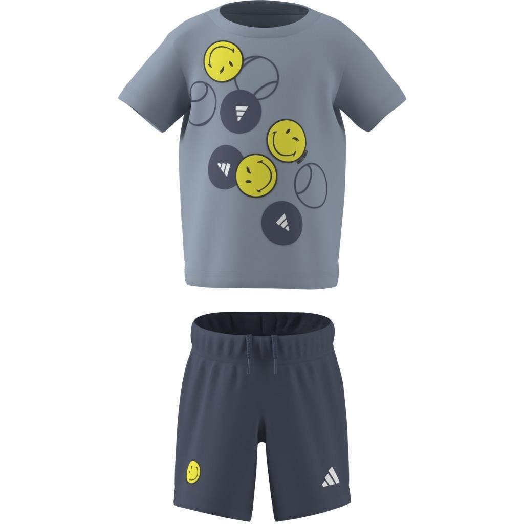 Kids Unisex Adidas X Smileyworld Summerset, Blue, A901_ONE, large image number 14