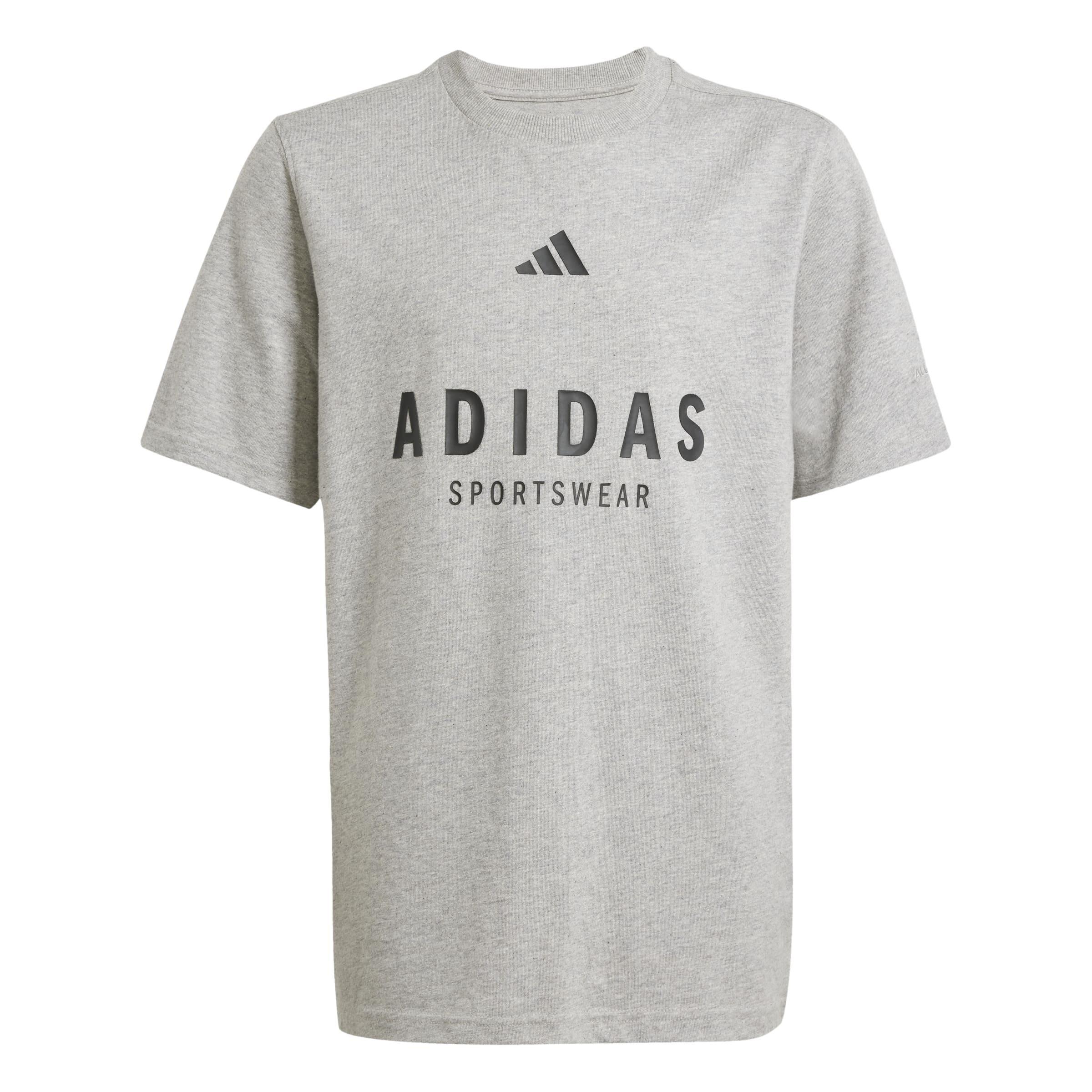 Kids Unisex ALL SZN Graphic T-Shirt, Grey, A901_ONE, large image number 1