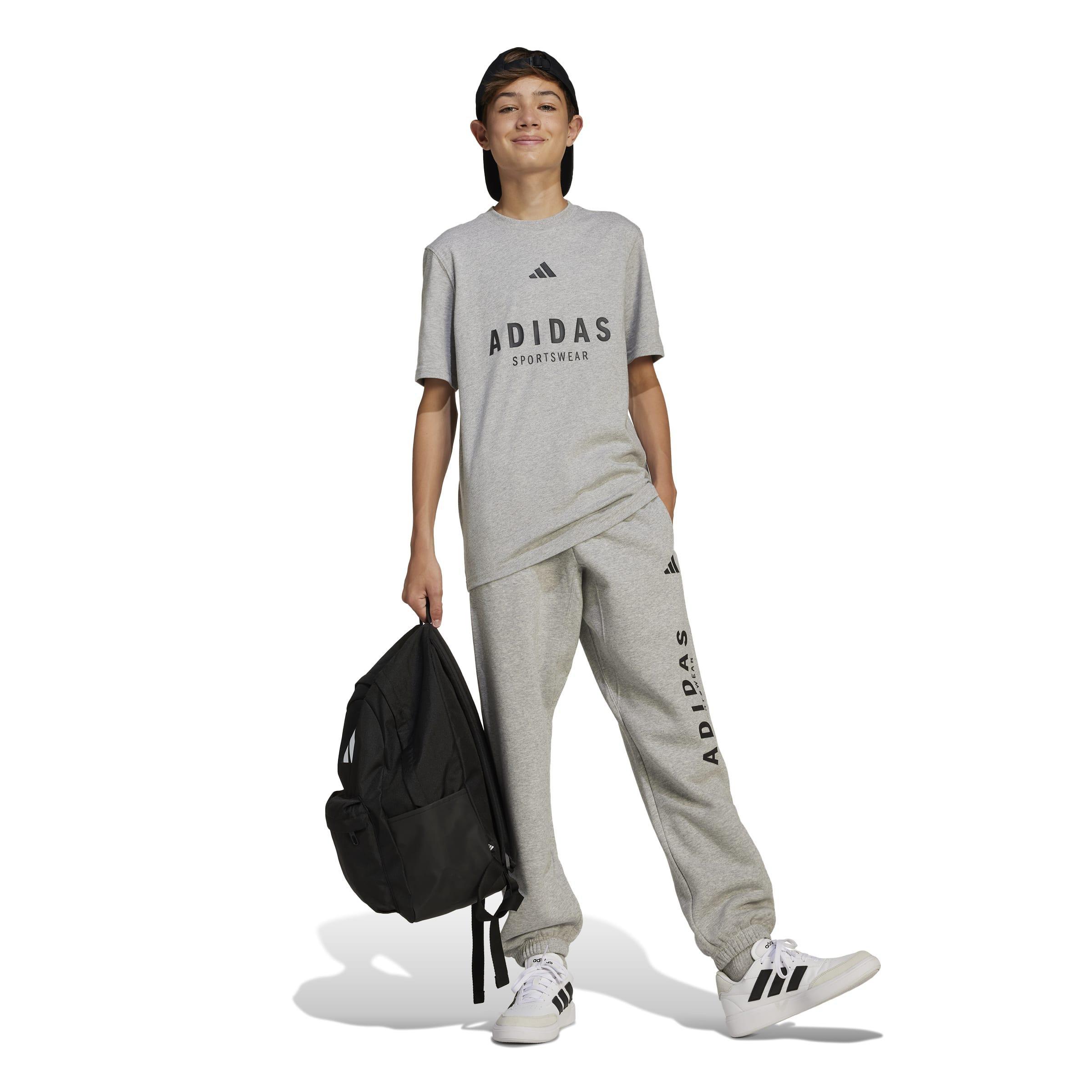 Kids Unisex ALL SZN Graphic T-Shirt, Grey, A901_ONE, large image number 6