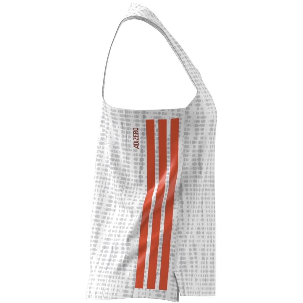 Adizero Running Singlet, White, A901_ONE, large image number 8