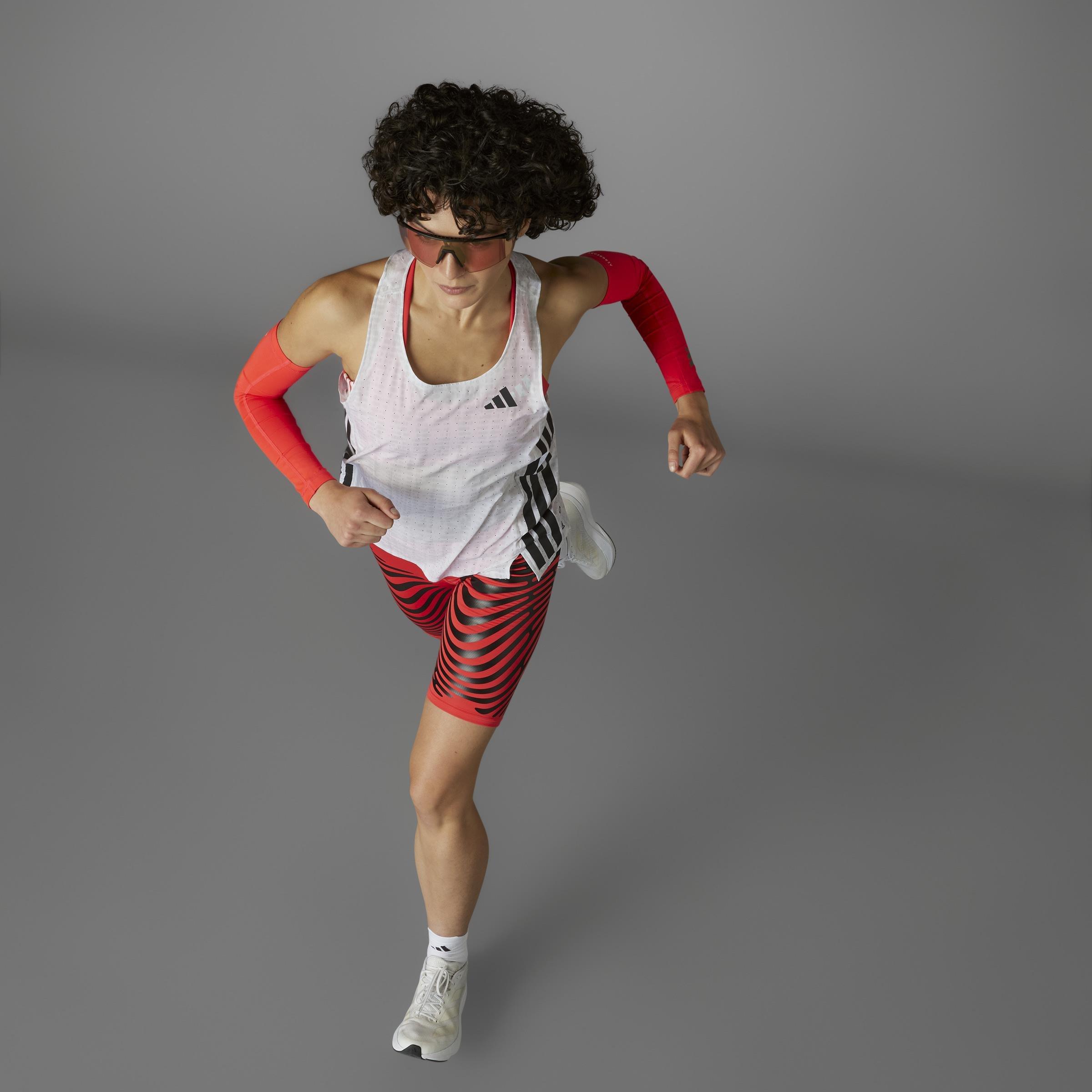 Adizero Running Singlet, White, A901_ONE, large image number 12