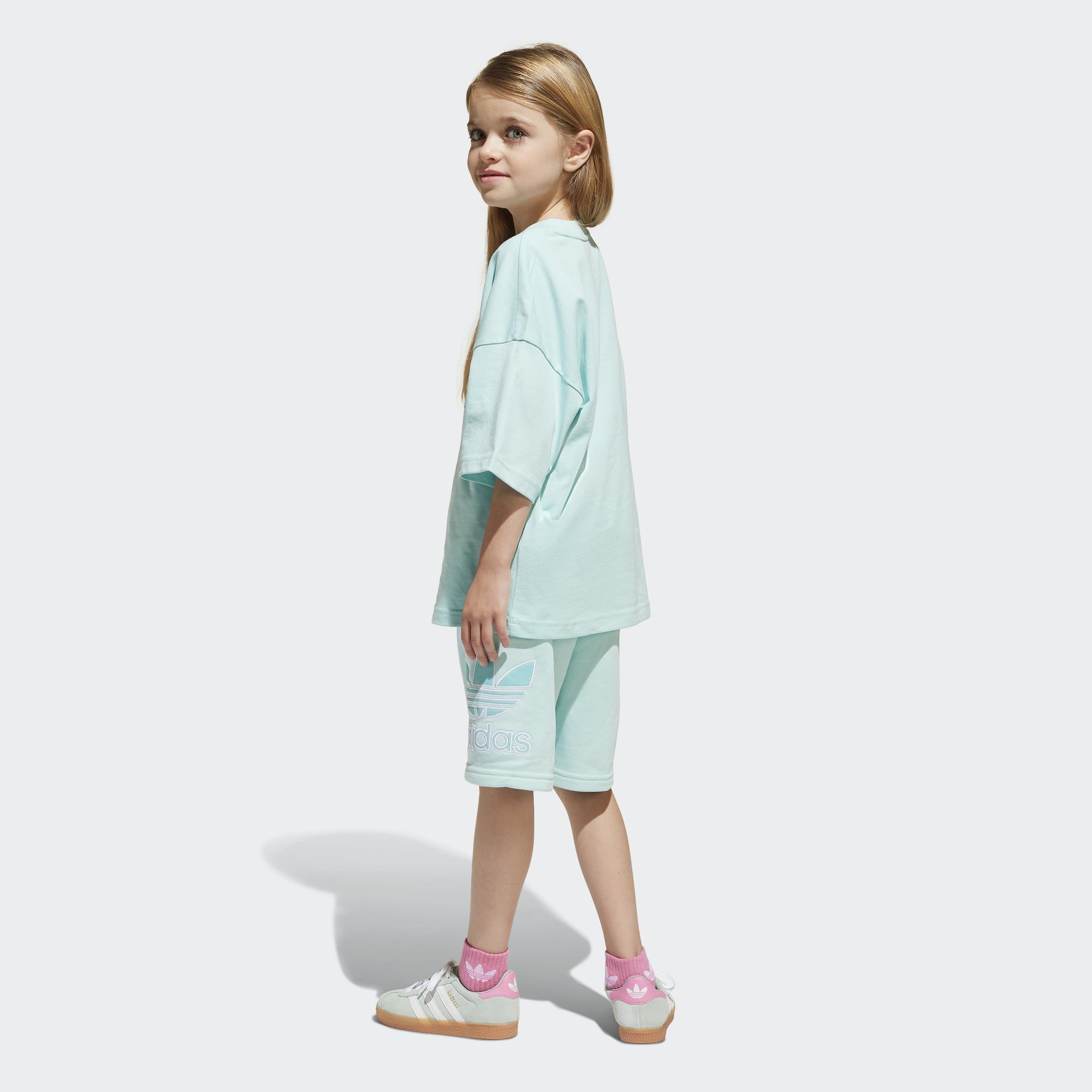 Kids Unisex Short Tee Set, Turquoise, A901_ONE, large image number 3