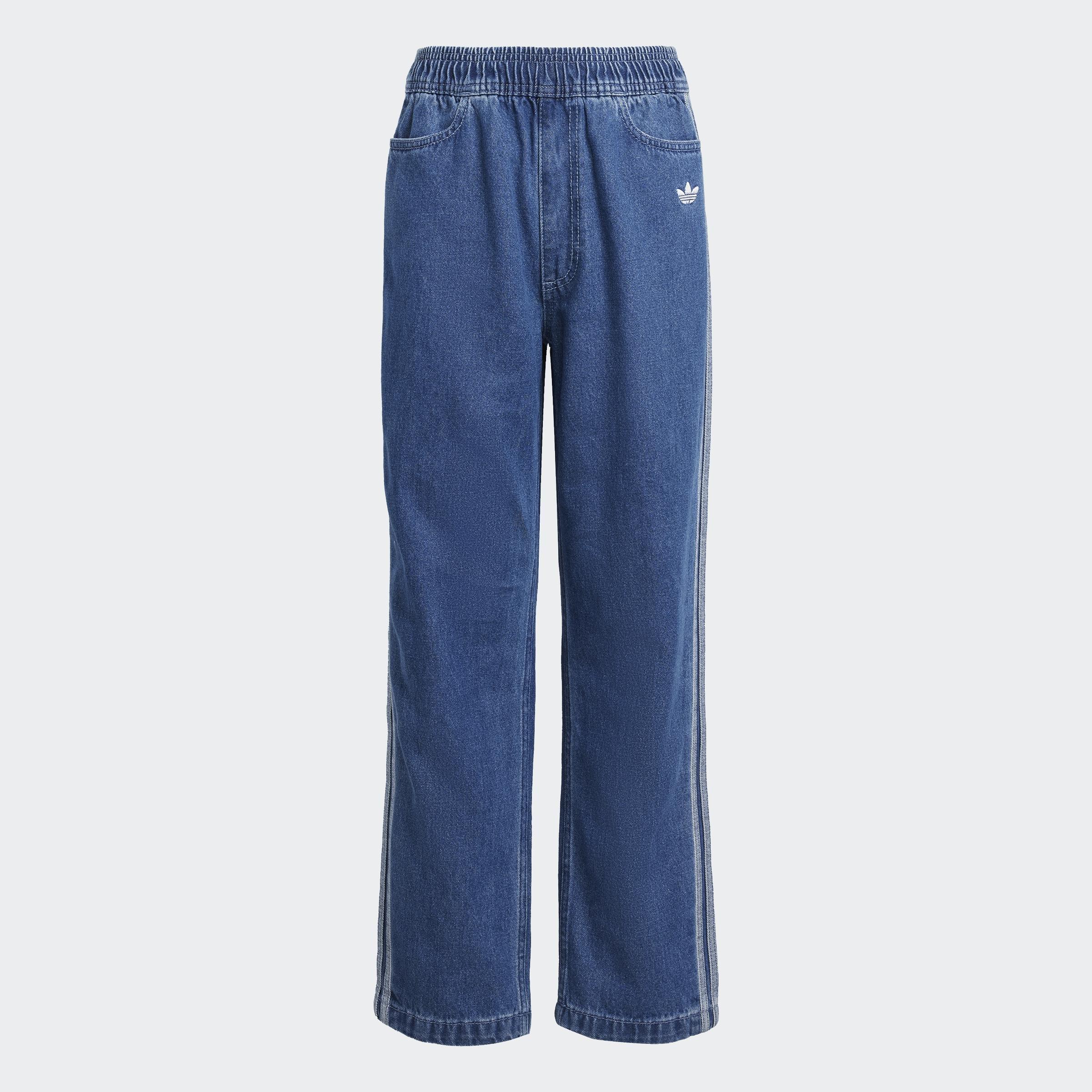 Kids Unisex Denim Joggers, Blue