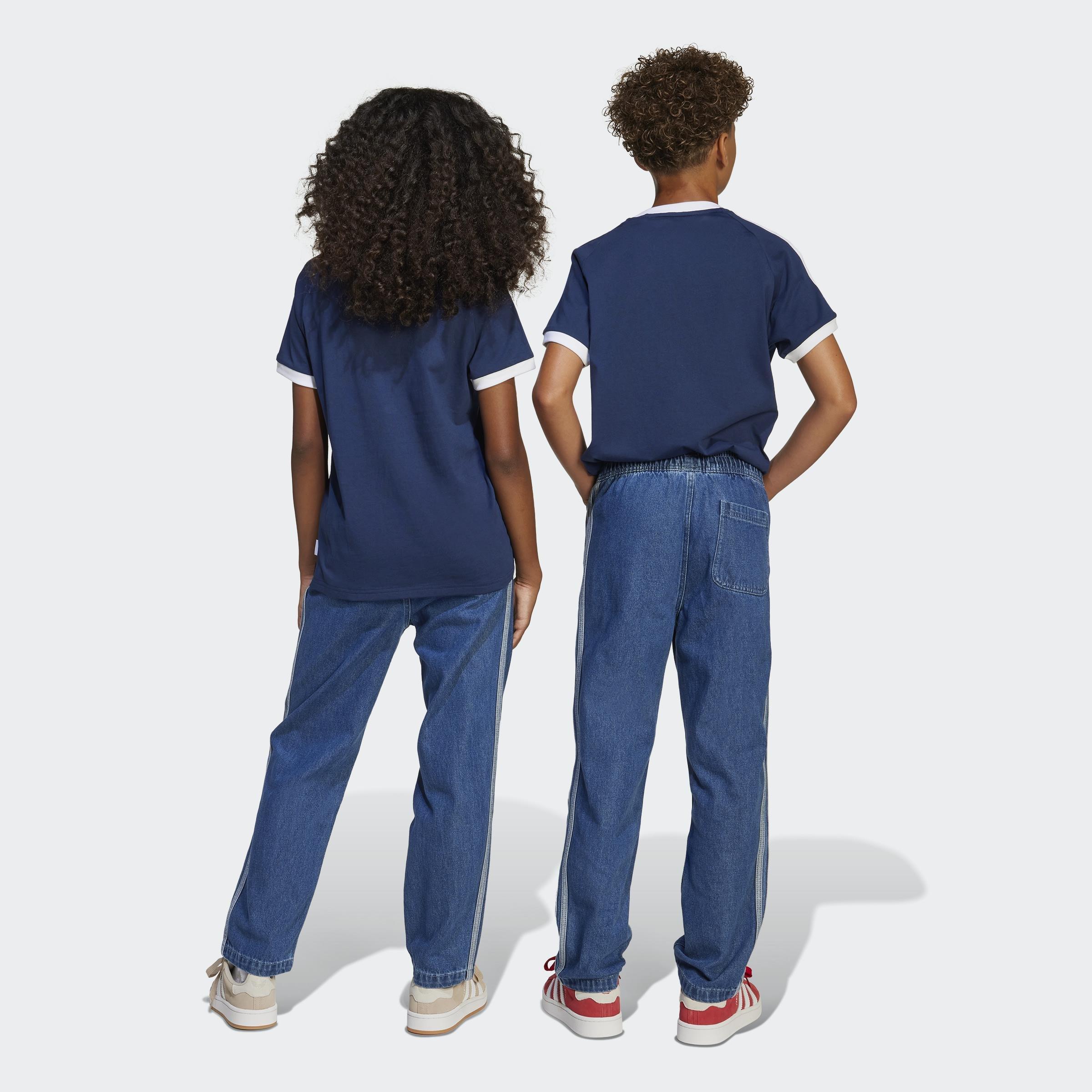 Kids Unisex Denim Joggers, Blue