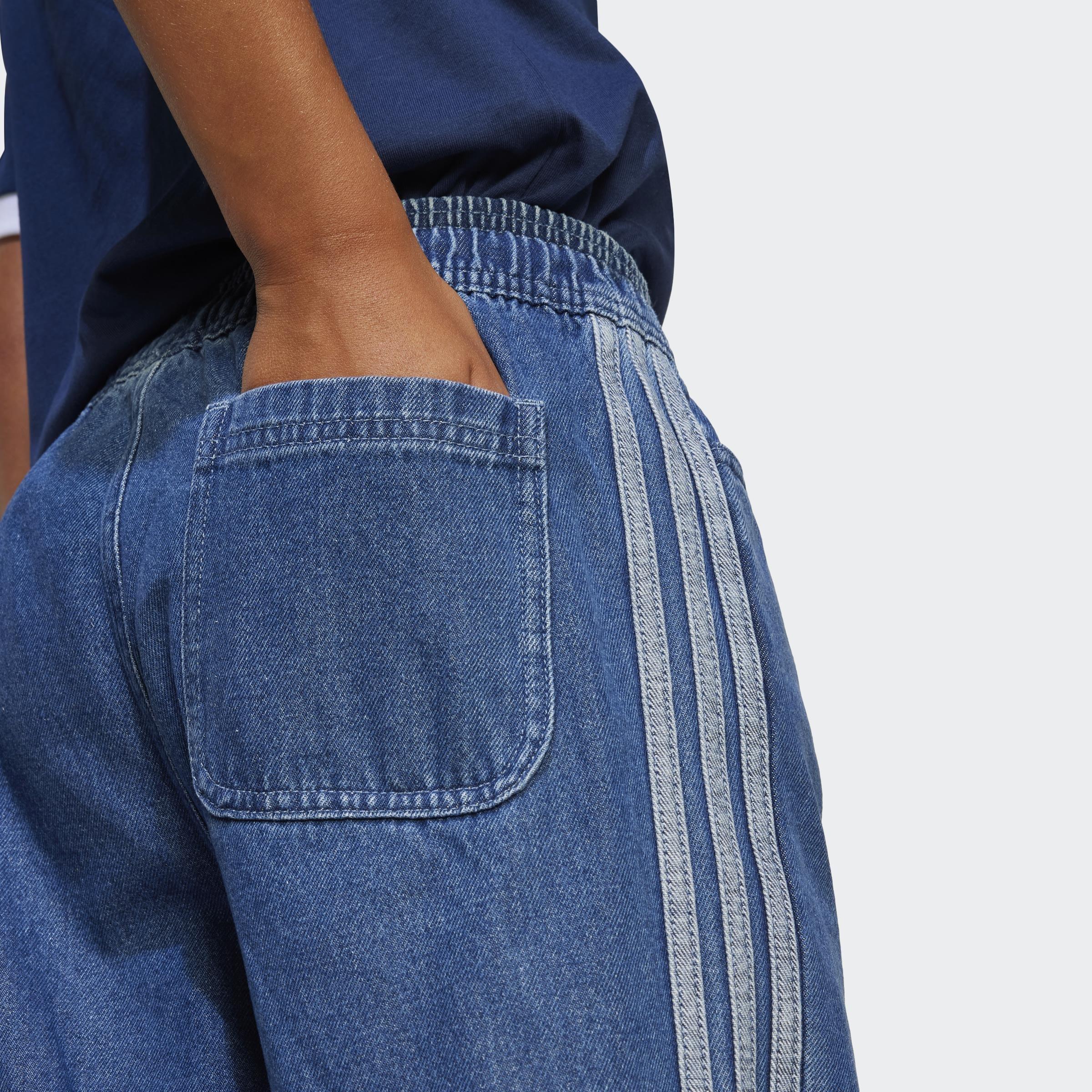 Kids Unisex Denim Joggers, Blue, A901_ONE, large image number 4
