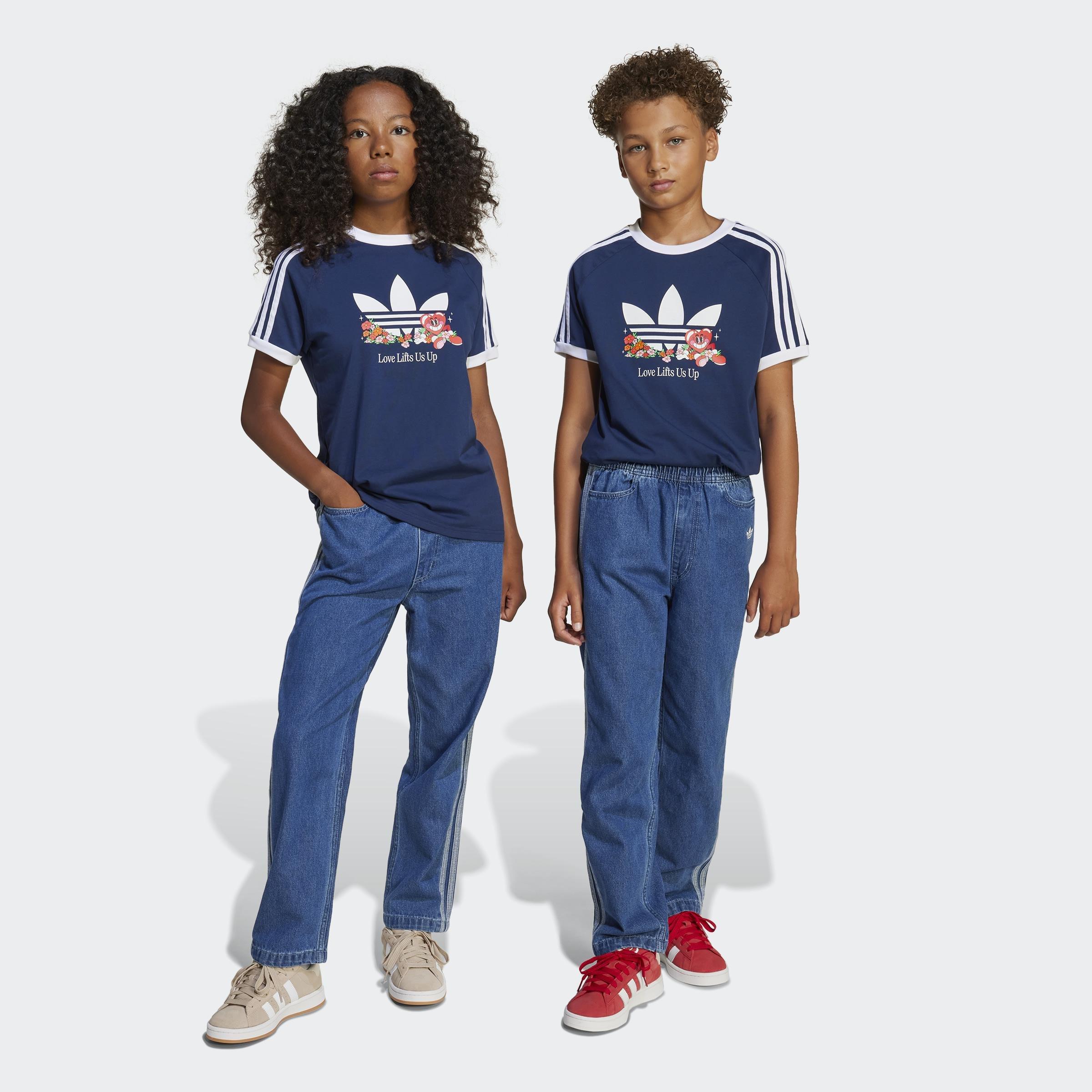 Kids Unisex Denim Joggers, Blue, A901_ONE, large image number 5