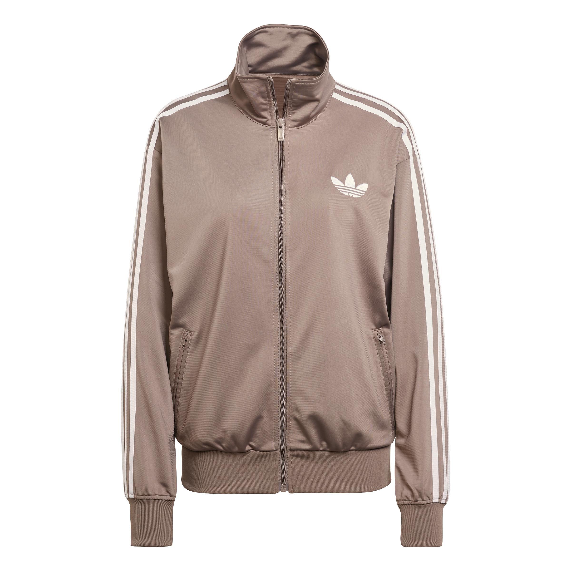 Adicolor Classic Firebird Loose Track Top, Brown, A901_ONE, large image number 0