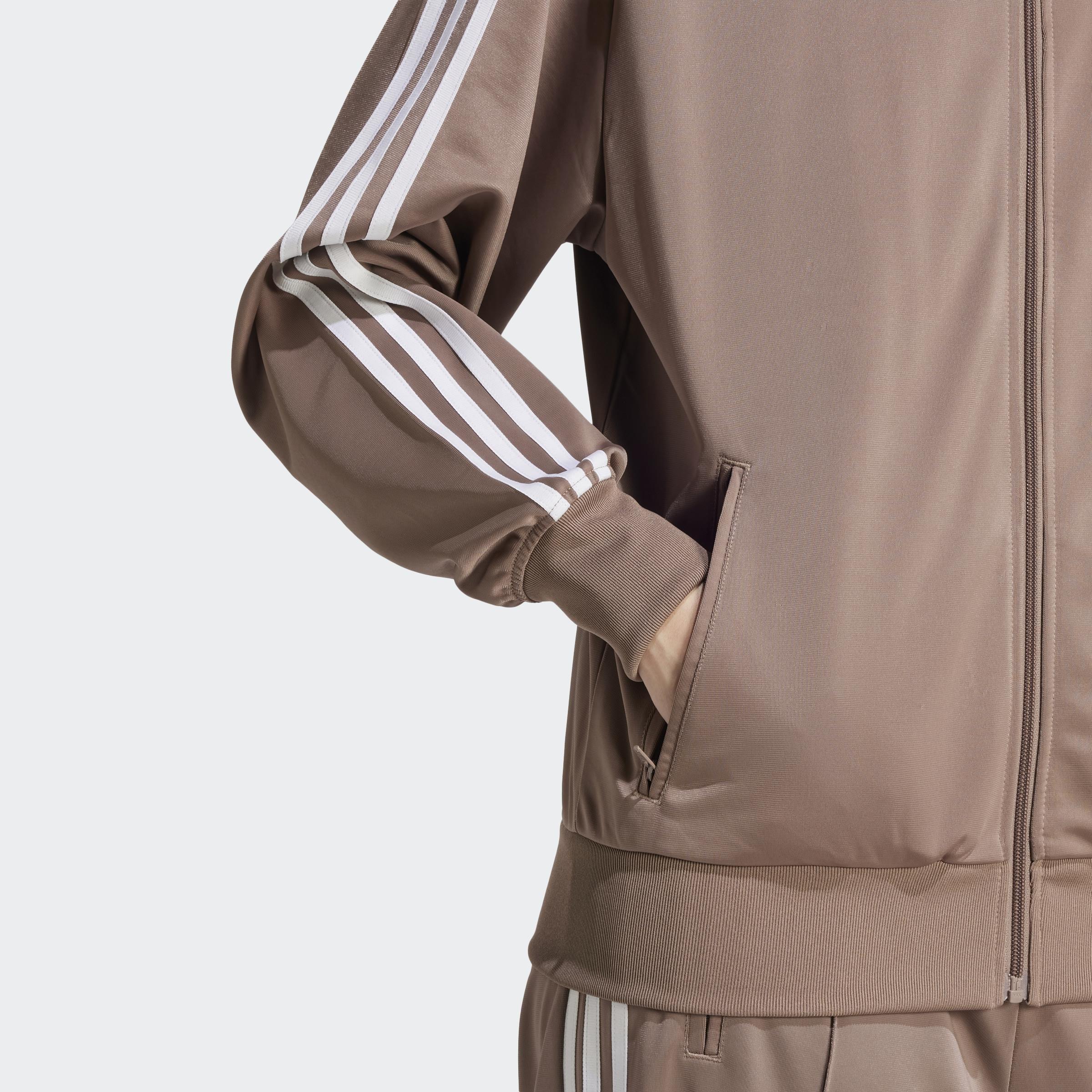 Adicolor Classic Firebird Loose Track Top, Brown, A901_ONE, large image number 6