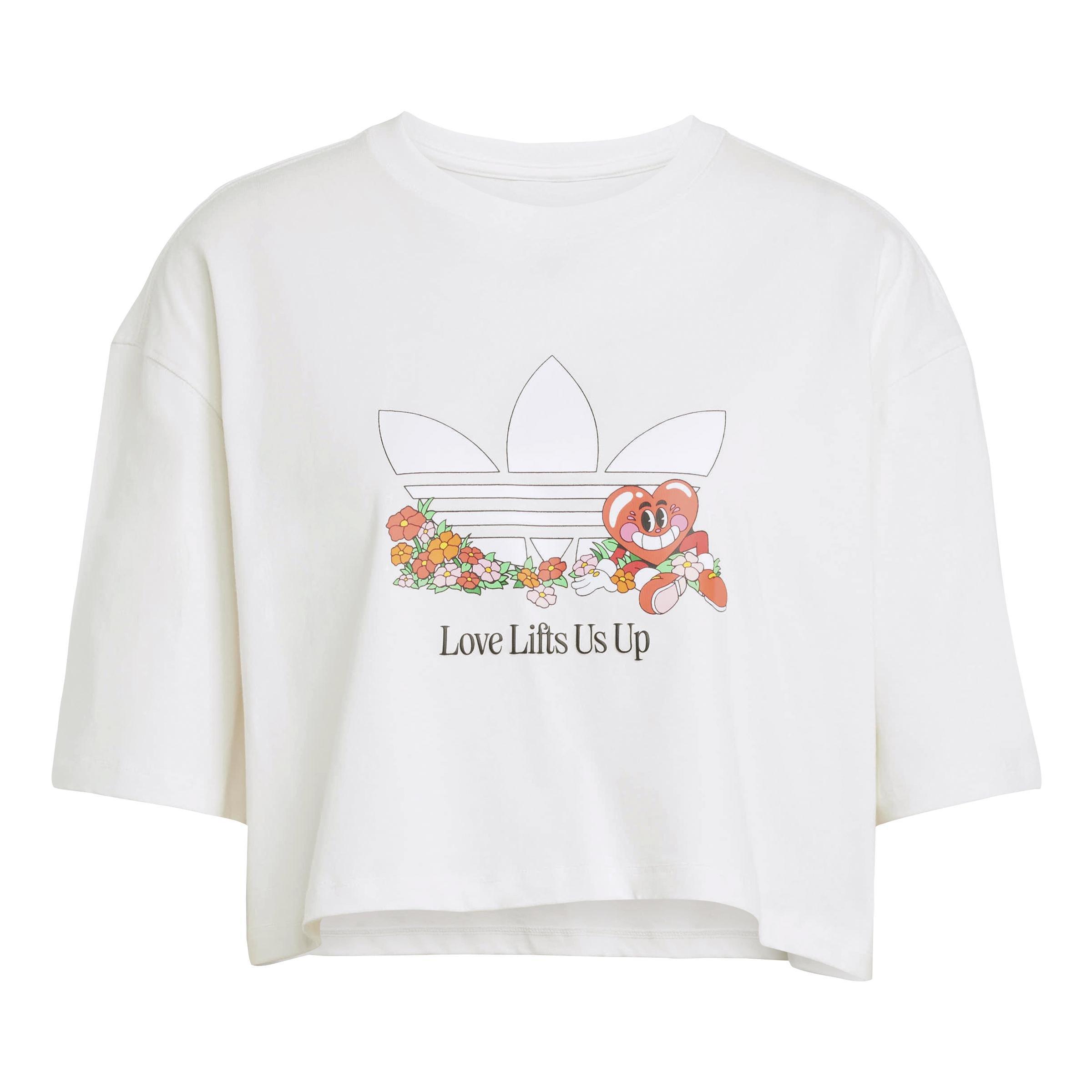 adidas Originals Graphic T-Shirt, White